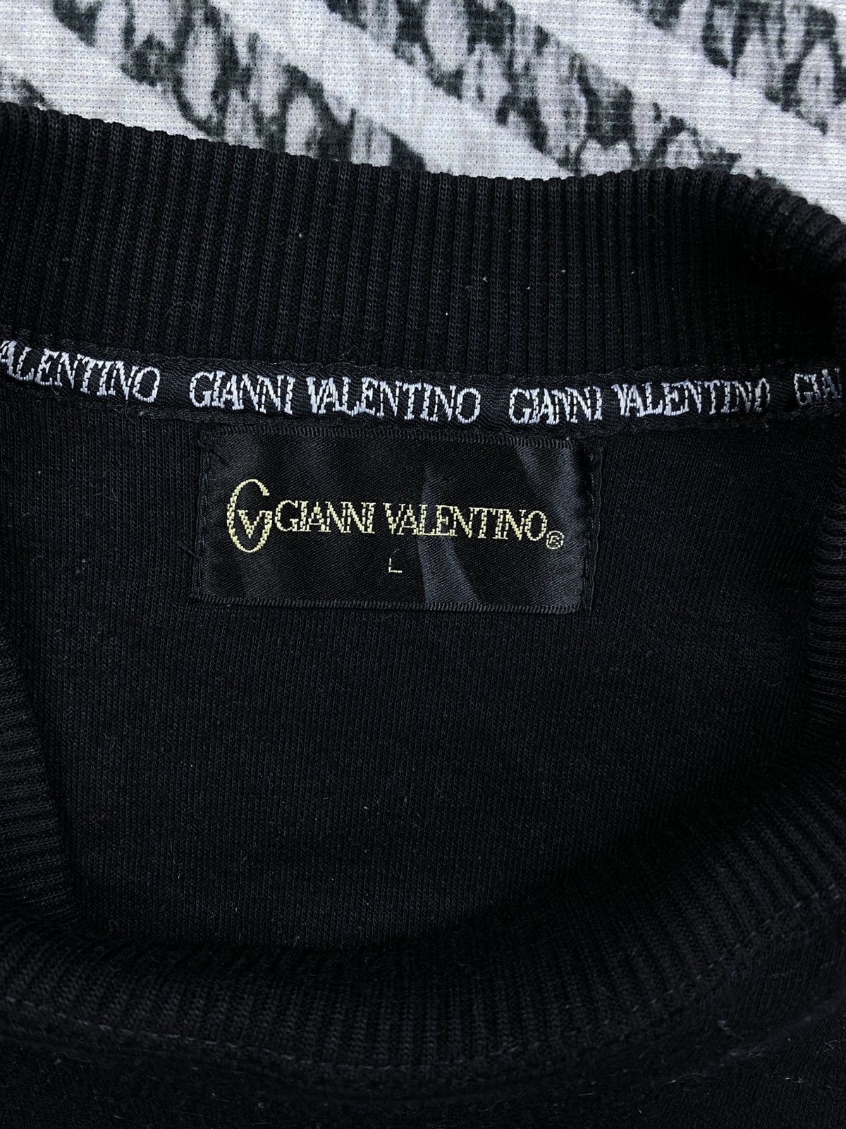 Gianni Valentino Vintage Gianni Valentino Big Spell Out Sweatshirt Size US M / EU 48-50 / 2 - 5 Thumbnail