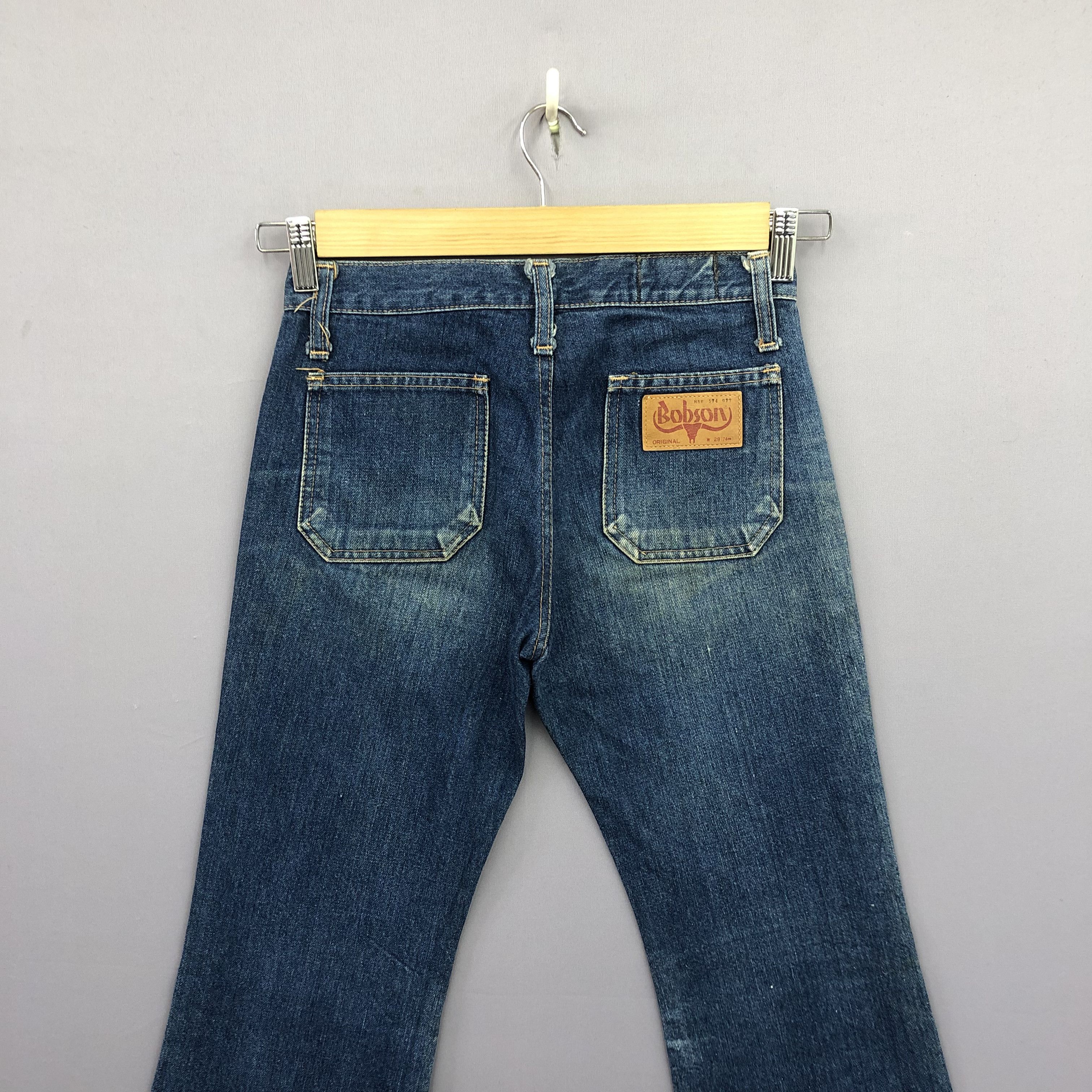 Vintage Vintage Bobson Super Flare Bush Pants Japanese Jeans Denim Size 26" / US 2 / IT 38 - 4 Thumbnail