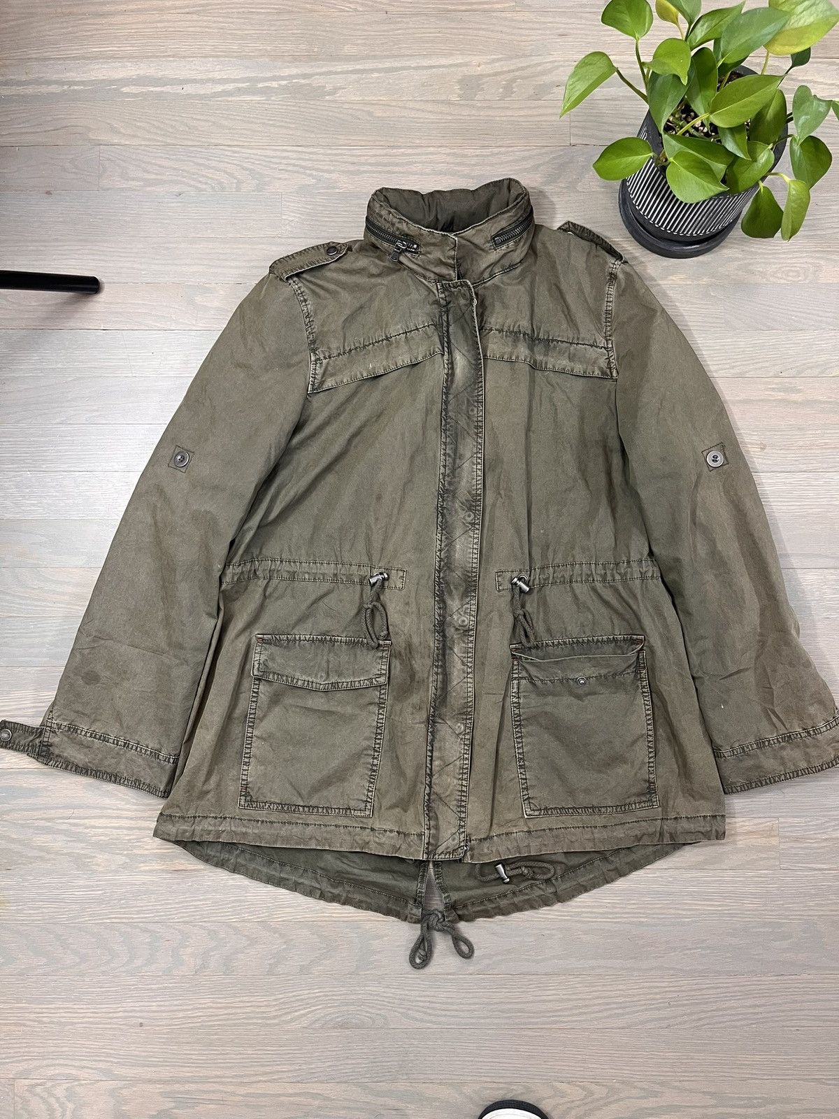 Levi's Dark Green Levi’s Down-coat. Size L / US 10 / IT 46 - 1 Thumbnail