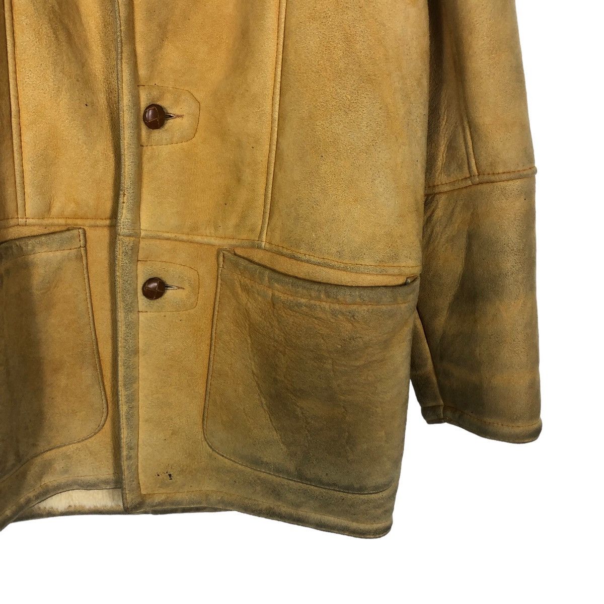 Japanese Brand 🔥90’s Vintage Genuine Leather Jacket Mink Fur Giannone Size US M / EU 48-50 / 2 - 4 Thumbnail