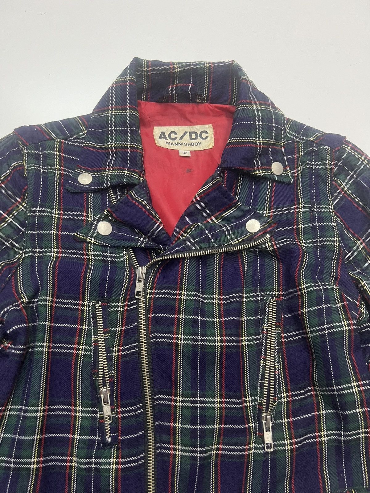 AC/DC AC/DC Mannishboy Double Collar Punk Style Jacket Size S / US 4 / IT 40 - 4 Thumbnail