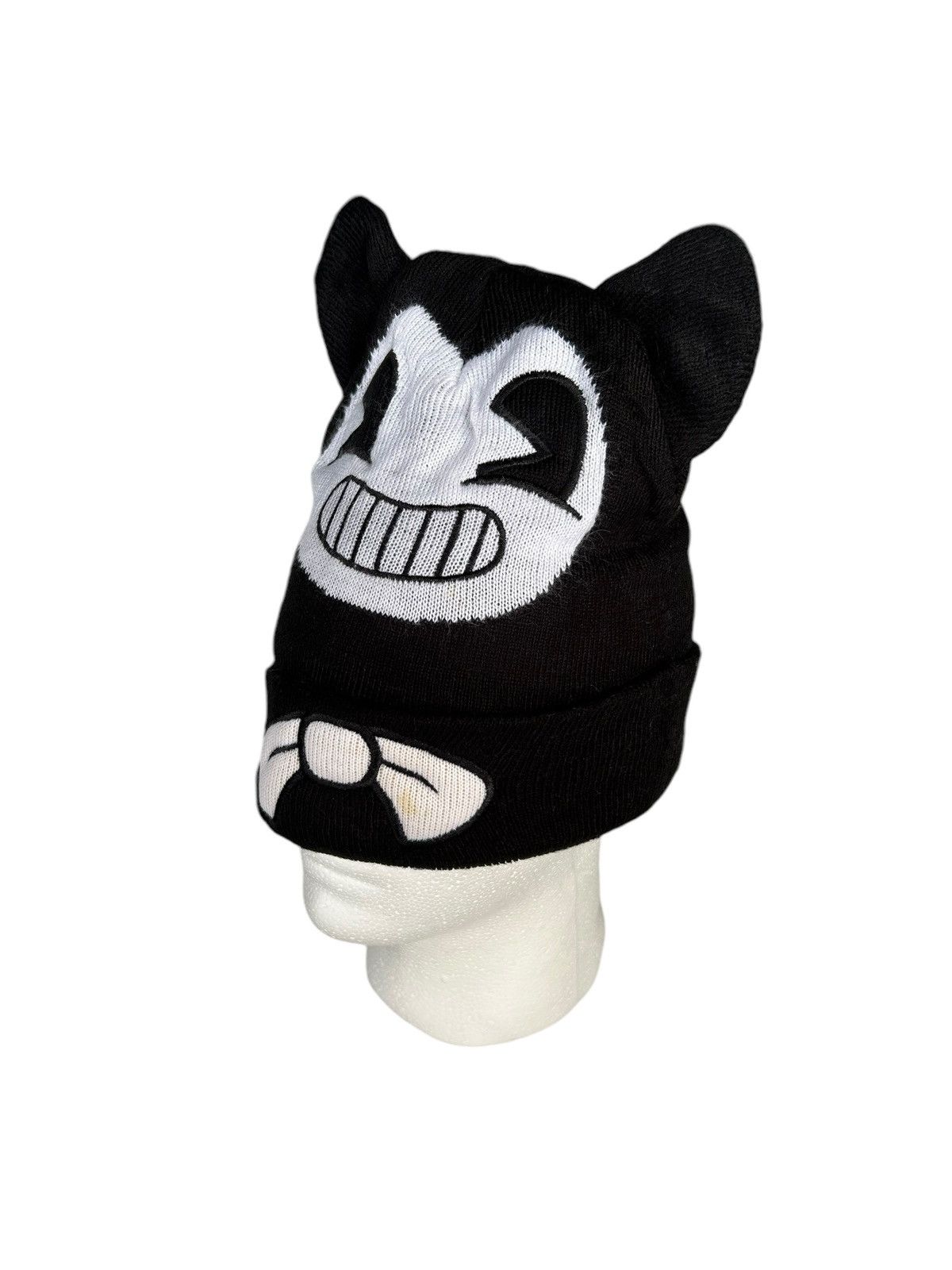 Japanese Brand × Kapital × Vintage Horn Devil BENDY AND THE INK MACHINE Rare Beanie Hats☠️☠️ Size ONE SIZE - 4 Thumbnail