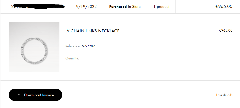 Louis Vuitton LV Cuban Chain Size ONE SIZE - 5 Thumbnail