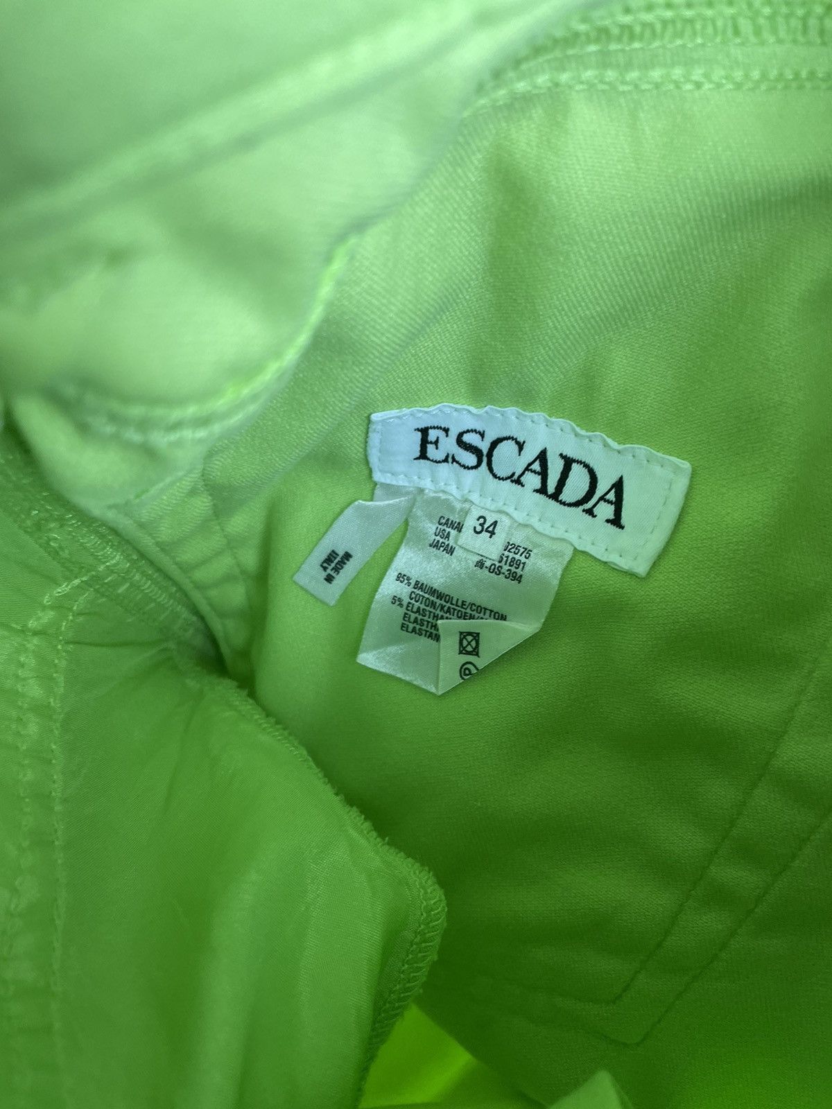Escada Vintage Escada jean Size 24" / US 00 / IT 34 - 19 Thumbnail