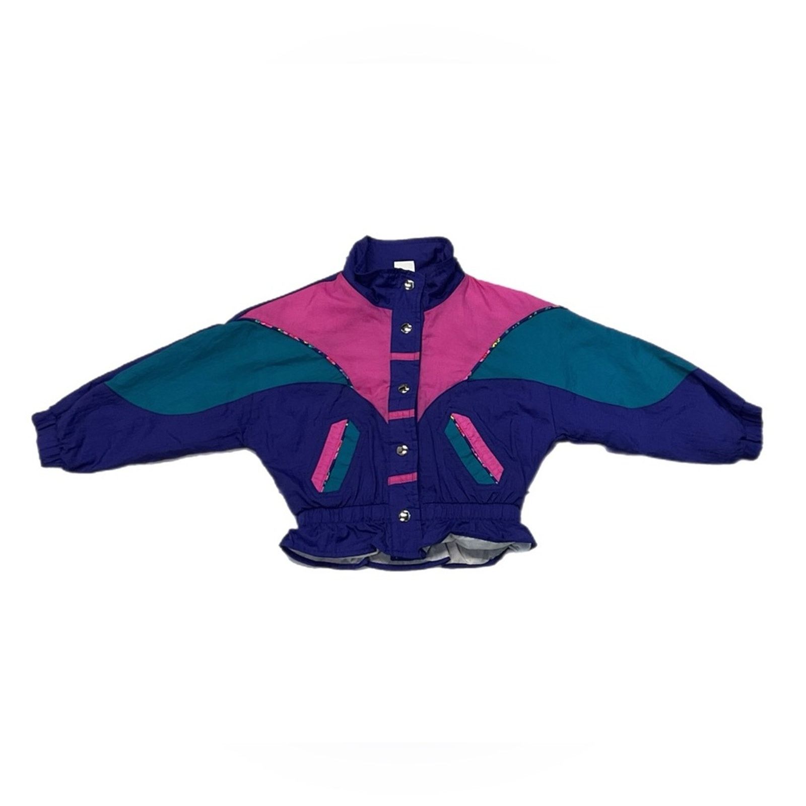 Vintage Vintage 80s Kids Neon Bomber Jacket Size ONE SIZE - 1 Thumbnail