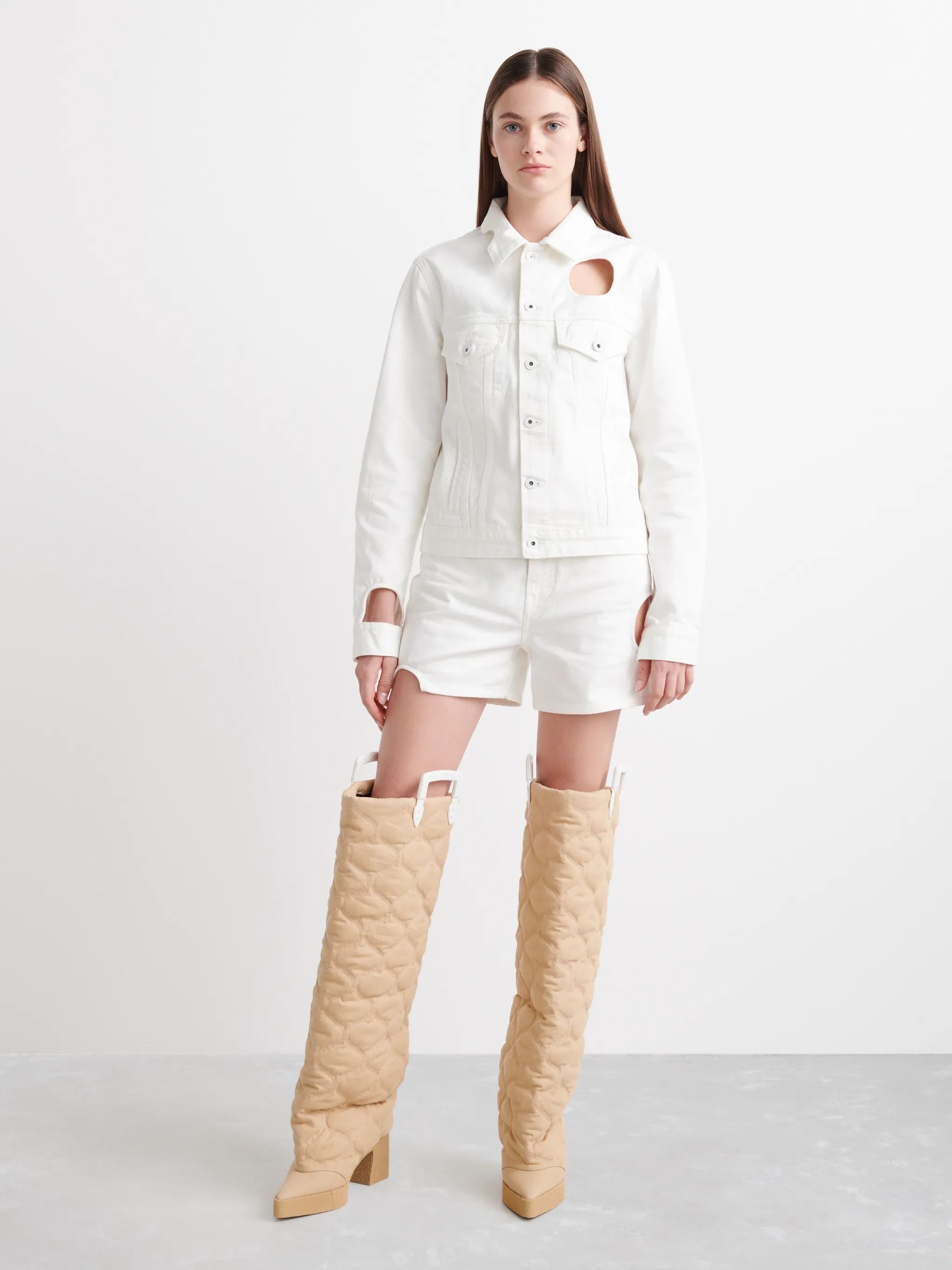 Off-White Off-White Meteor Regular Jacket - White Size M / US 6-8 / IT 42-44 - 3 Thumbnail