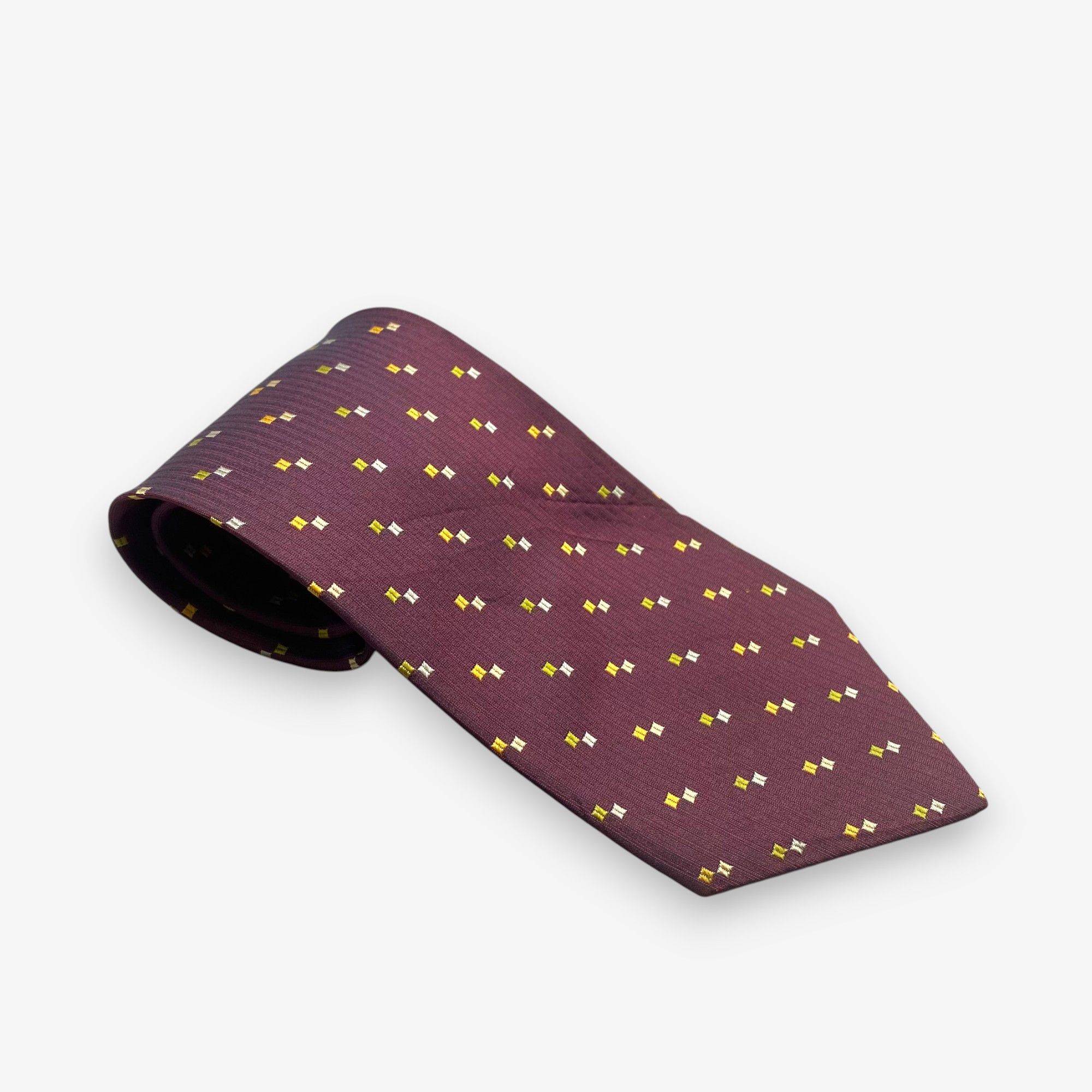 Japanese Brand Vintage Yves Saint Laurent SILK Necktie Cravate Pure Silk Size ONE SIZE - 1 Thumbnail