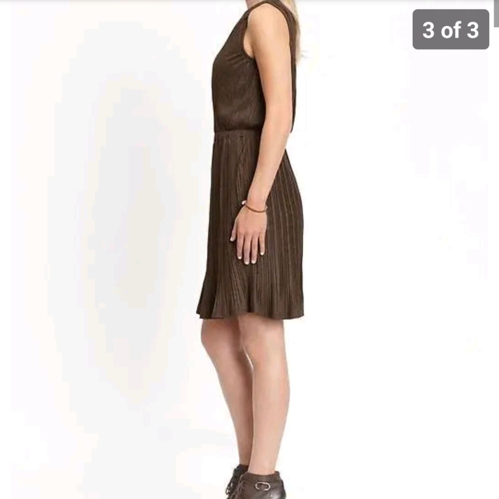 Banana Republic Banana Republic Heritage Pleated Knit Dress - Small Size S / US 4 / IT 40 - 8 Thumbnail