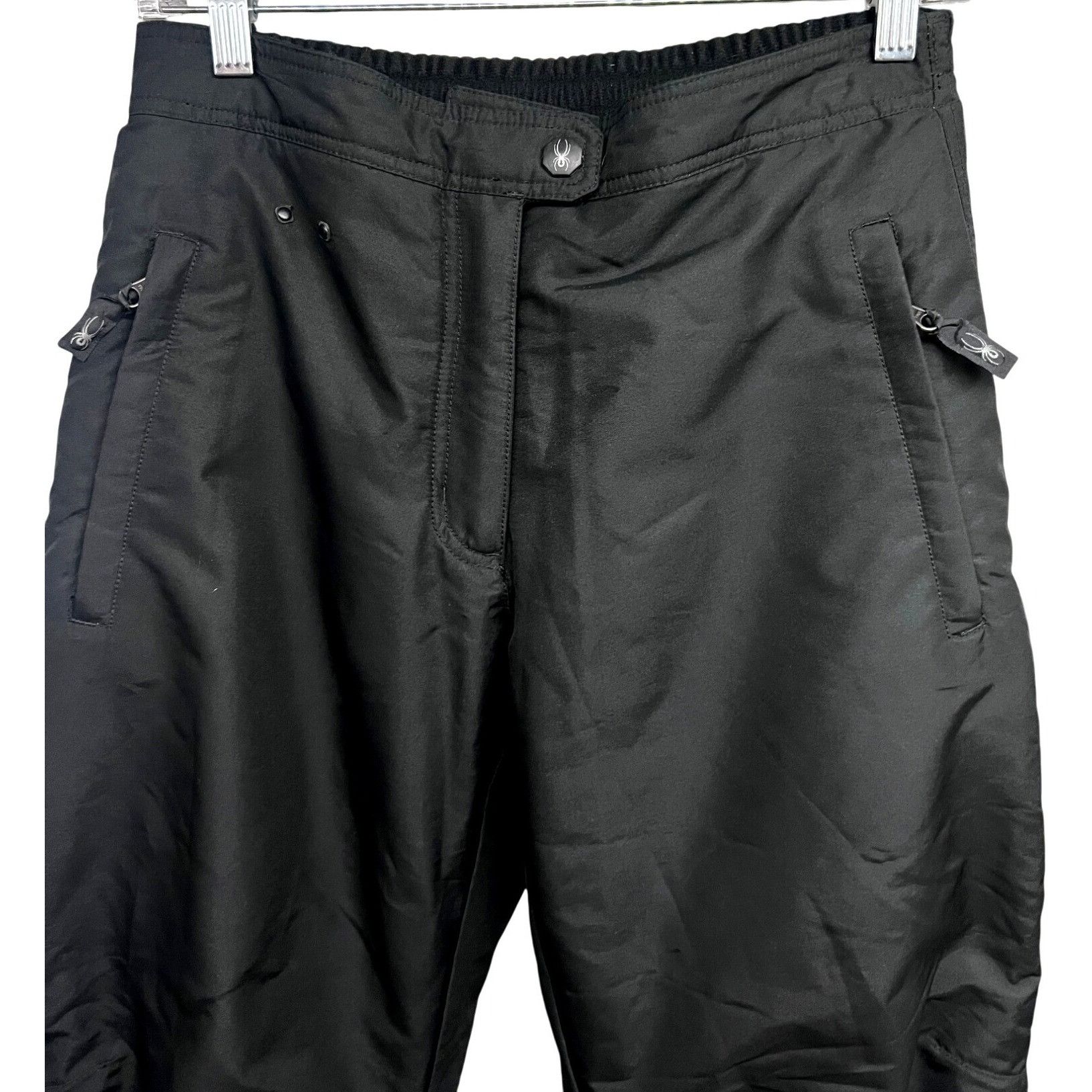 Spyder Spyder Womens Vintage Ski Snowboard Black Lined Pants Sz 8 I Size 30" / US 8 / IT 44 - 3 Thumbnail