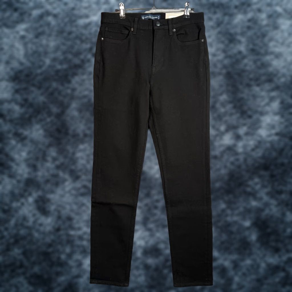 Everlane Everlane Uniform Mens Jeans 29 Relaxed Straight Fit Black Organic Cotton Blend Denim 5-Pocket Mens Size US 29 - 1 Thumbnail