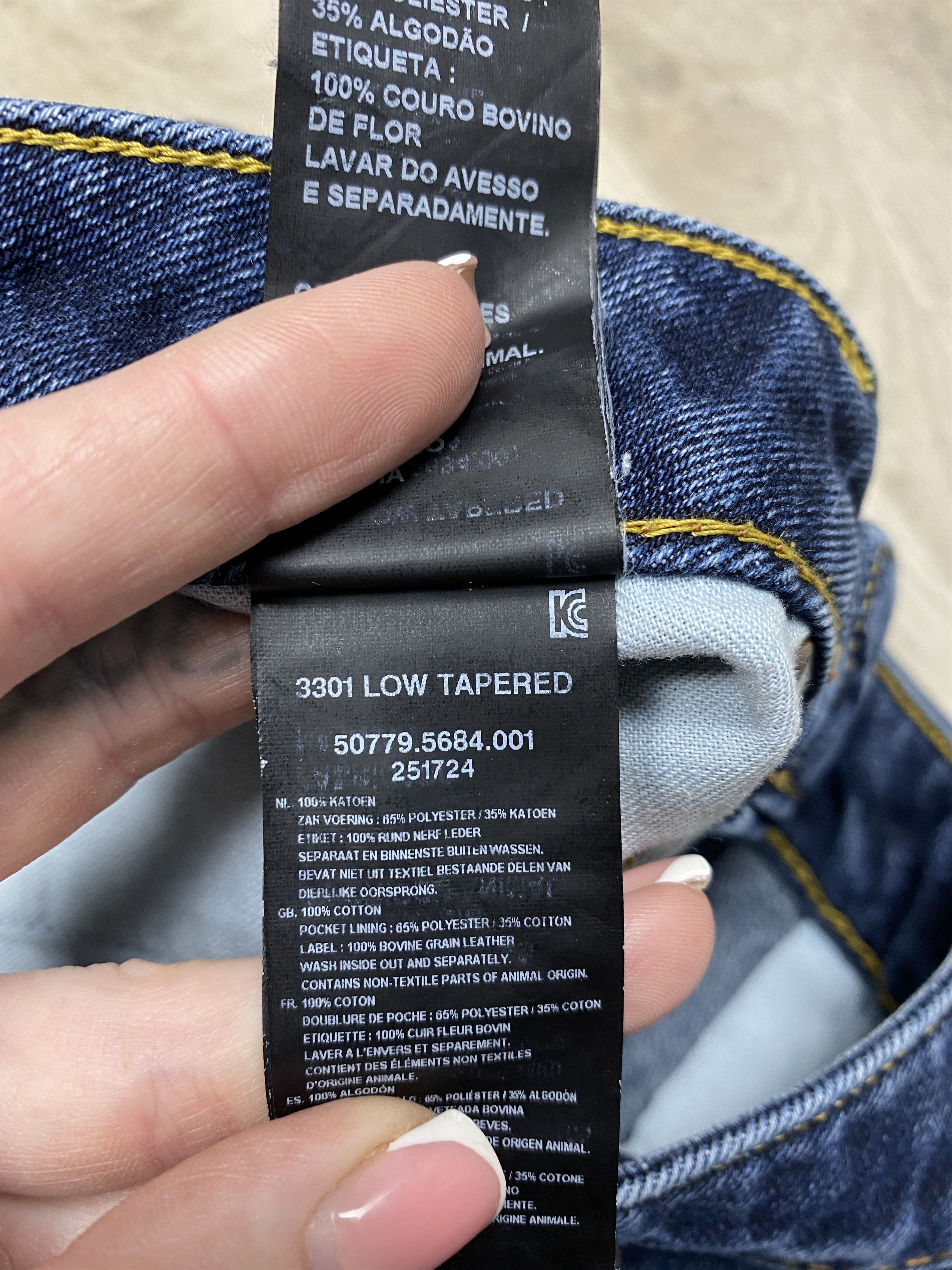 G-Star G Star Raw Vintage Mens Denim Pants Low Tapered Jeans Size US 32 / EU 48 - 7 Thumbnail