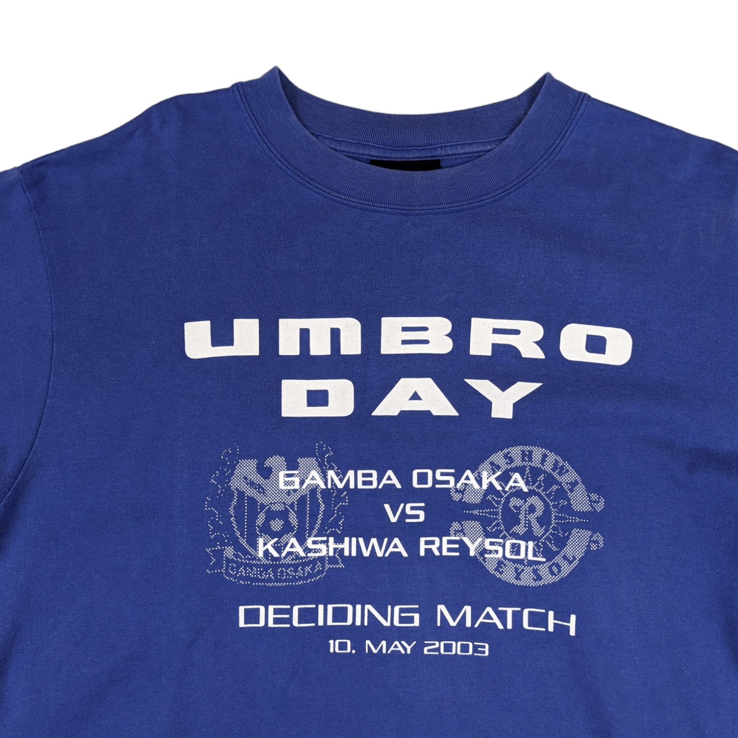 Umbro 2003 UMBRO DAY Gamba Osaka vs Kashiwa Reysol T-Shirt Size US M / EU 48-50 / 2 - 4 Thumbnail