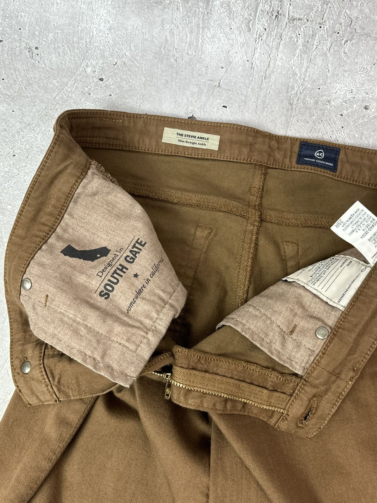 AG Adriano Goldschmied Adriano Goldschmied The Stevie Slim Straight Ankle Pants Size 29" - 8 Thumbnail