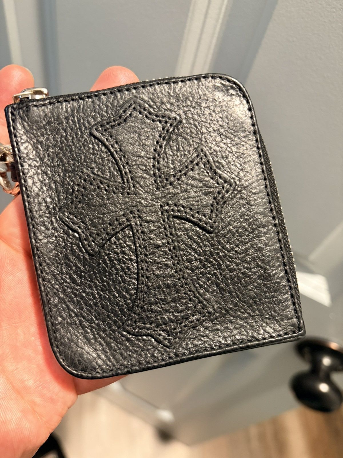 Chrome Hearts Cross patch wallet with keychain Size ONE SIZE - 2 Thumbnail