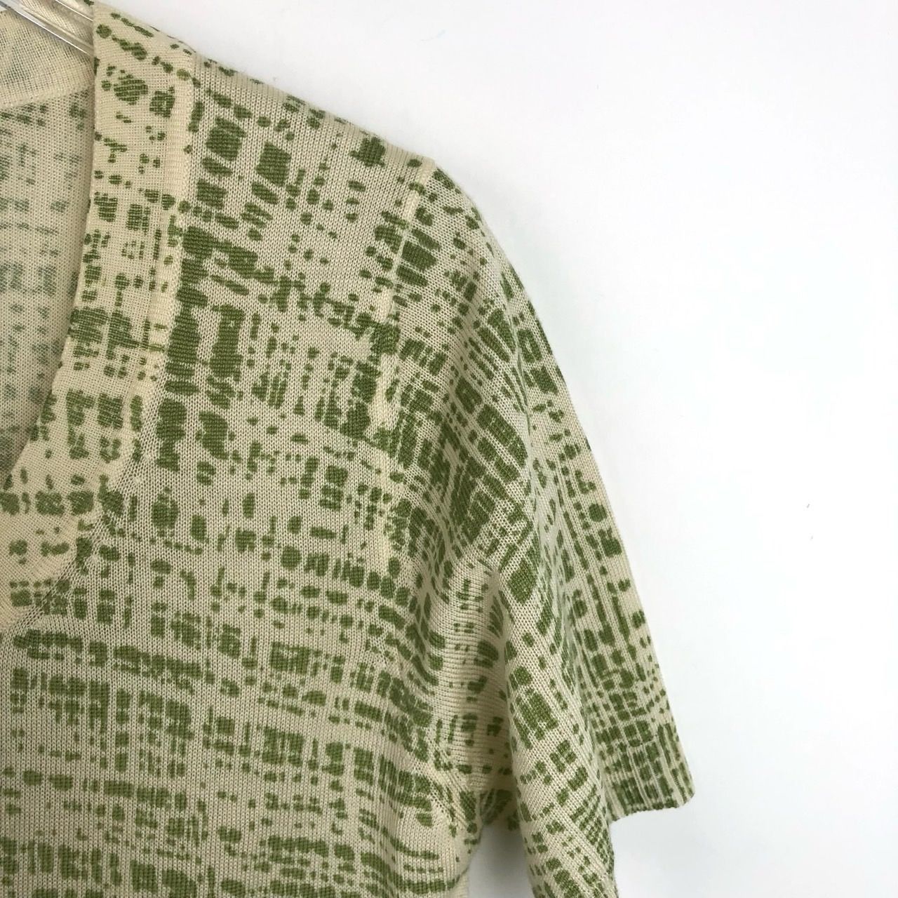 Prada [Prada] Striped Knit Round Neck Contrast Trim Short-Sleeve T Size M / US 6-8 / IT 42-44 - 4 Thumbnail