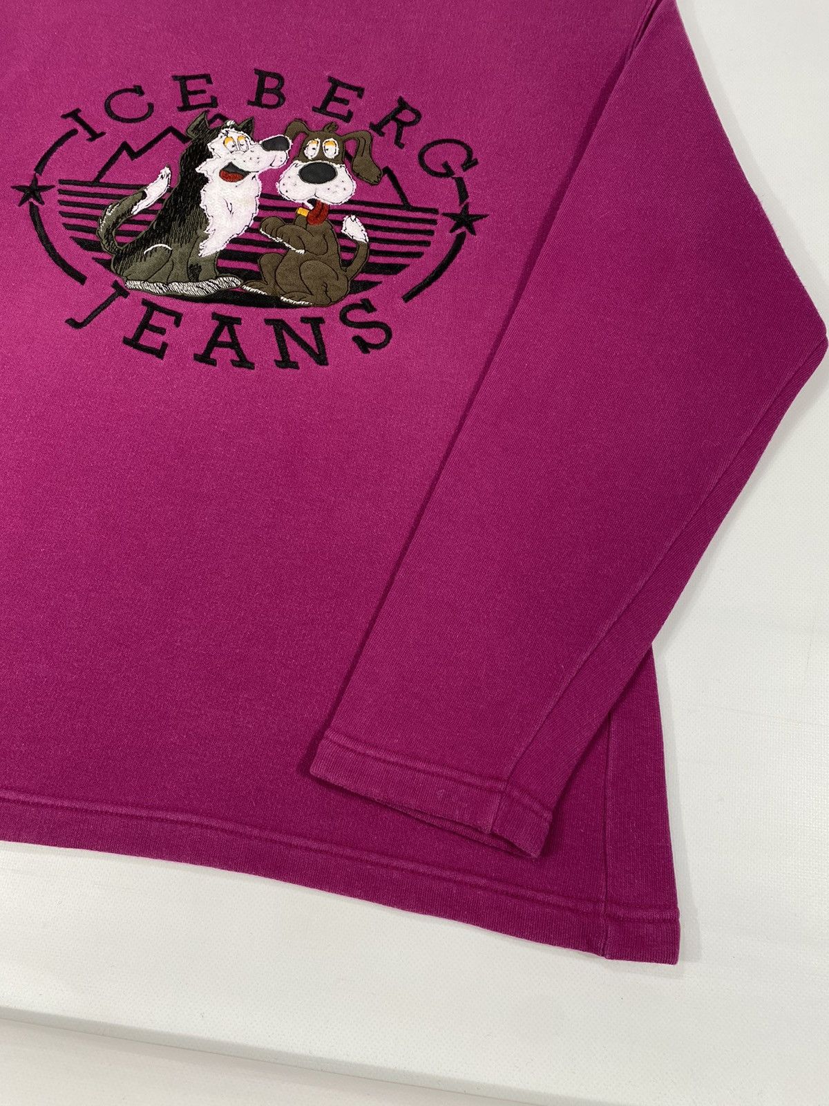 Iceberg 80s 🔥LASTDROP🔥 90s Iceberg Jeans History Dogs Sweatshirt Size M / US 6-8 / IT 42-44 - 5 Thumbnail