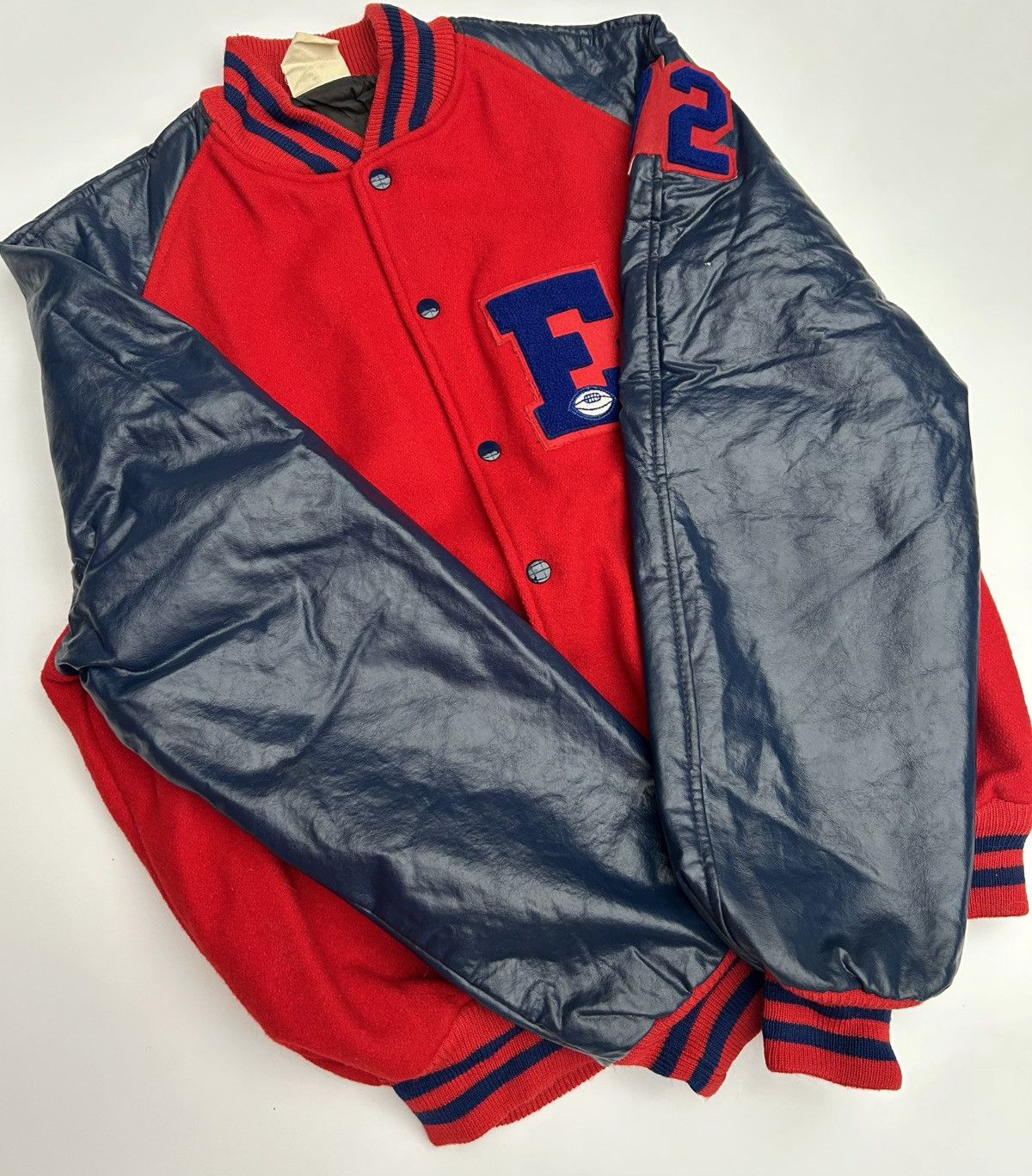 Howe × Vintage Vintage Howe Athletic Varsity Letterman Baseball Jacket Size US XL / EU 56 / 4 - 5 Thumbnail