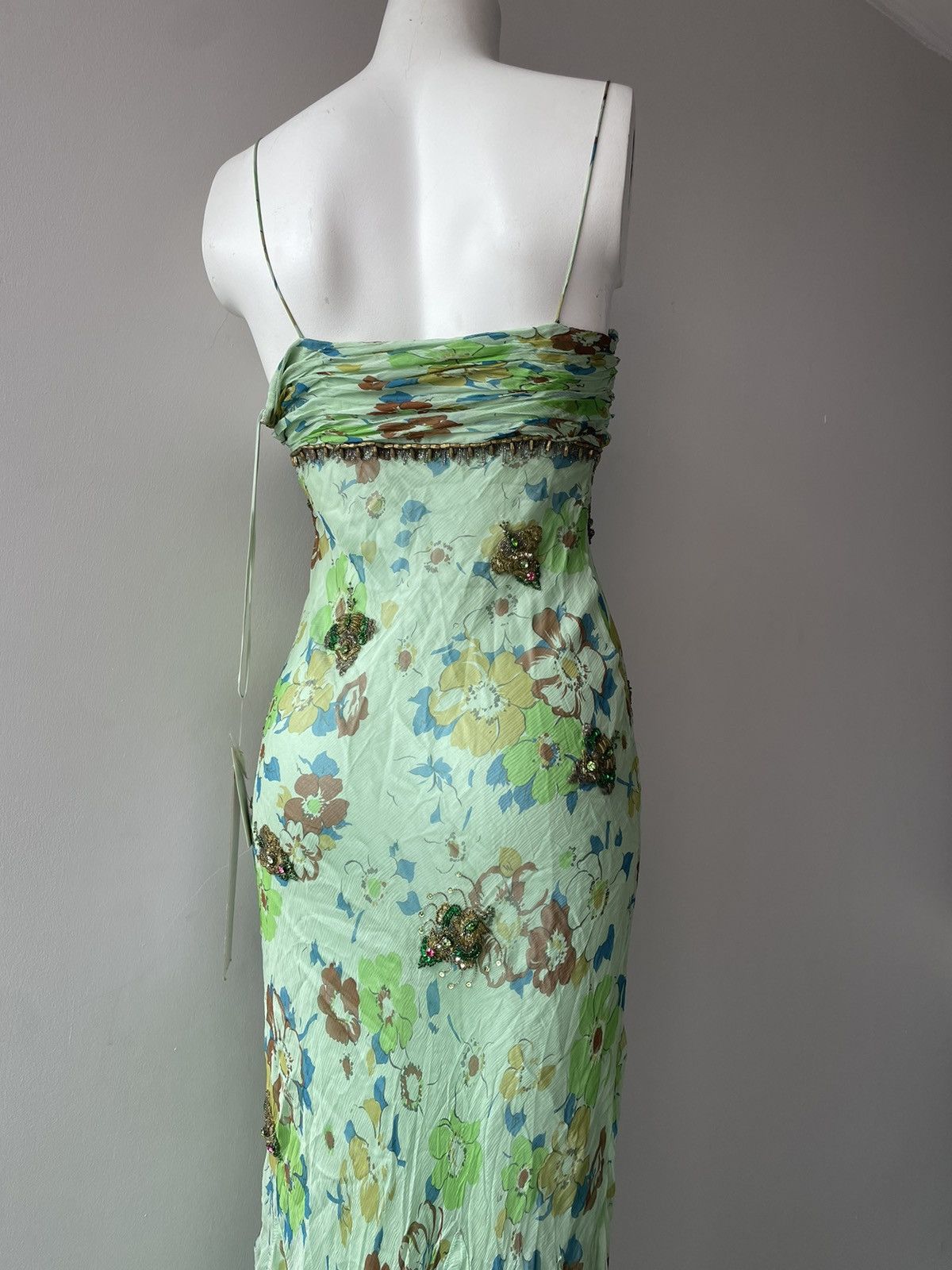 Vintage Parisian silk dress Size S / US 4 / IT 40 - 21 Thumbnail