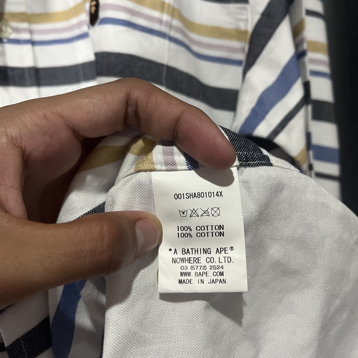 Bape BRAND NEW BAPE LONGSLEEVE SHIRT Size US XL / EU 56 / 4 - 8 Thumbnail