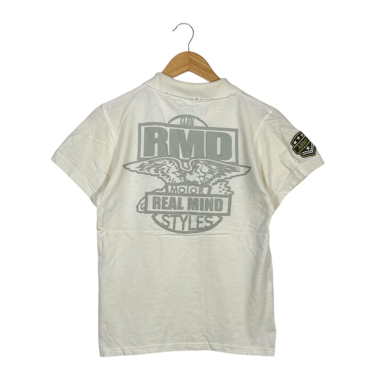Vintage Real Mind Osaka White Patch Polo Shirt Y2K Japanese Size US M / EU 48-50 / 2 - 4 Thumbnail