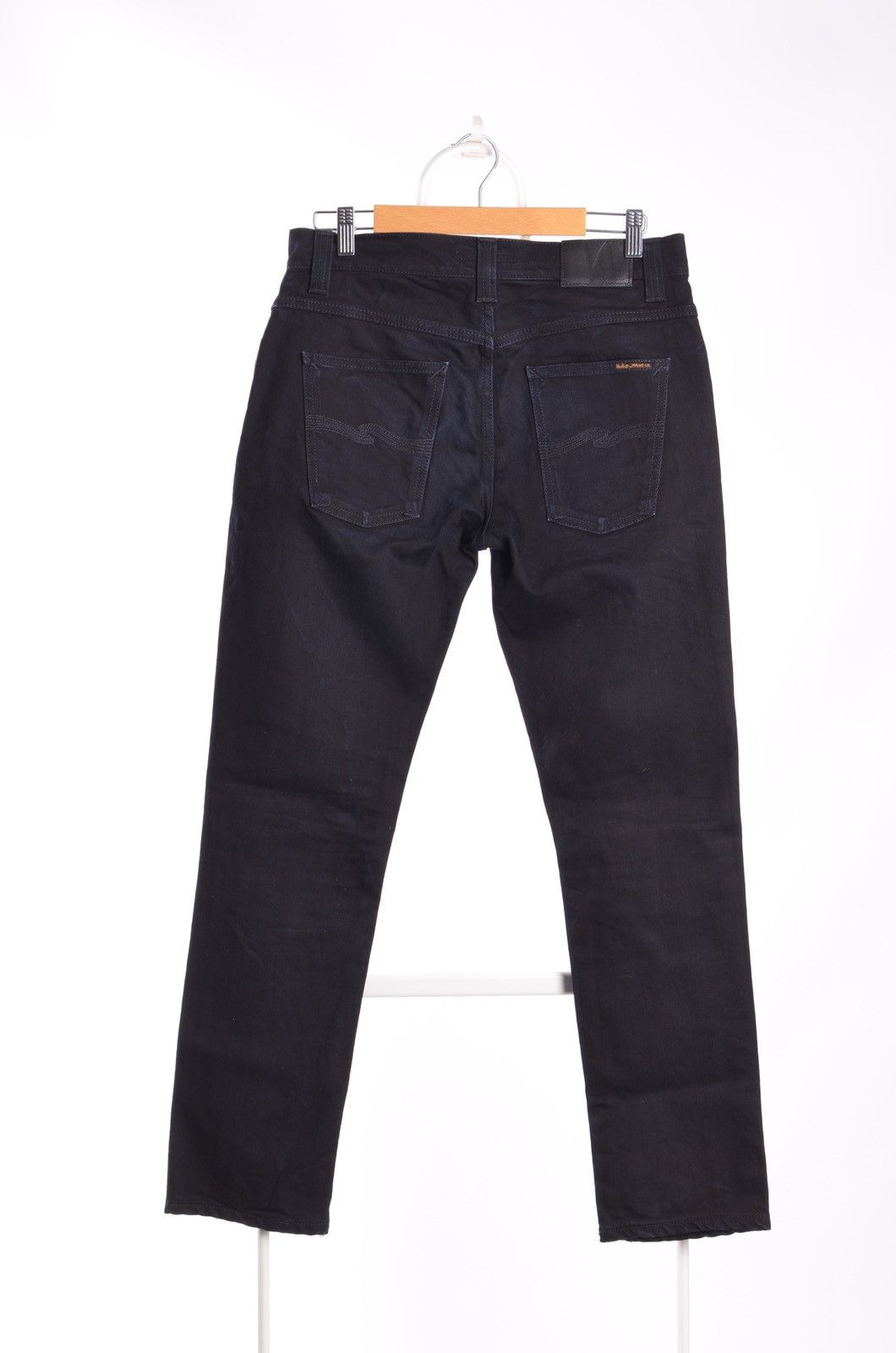 Nudie Jeans Nudie Jeans Grim Tim Black Ring Black Men Jeans Size US 32 / EU 48 - 2 Thumbnail