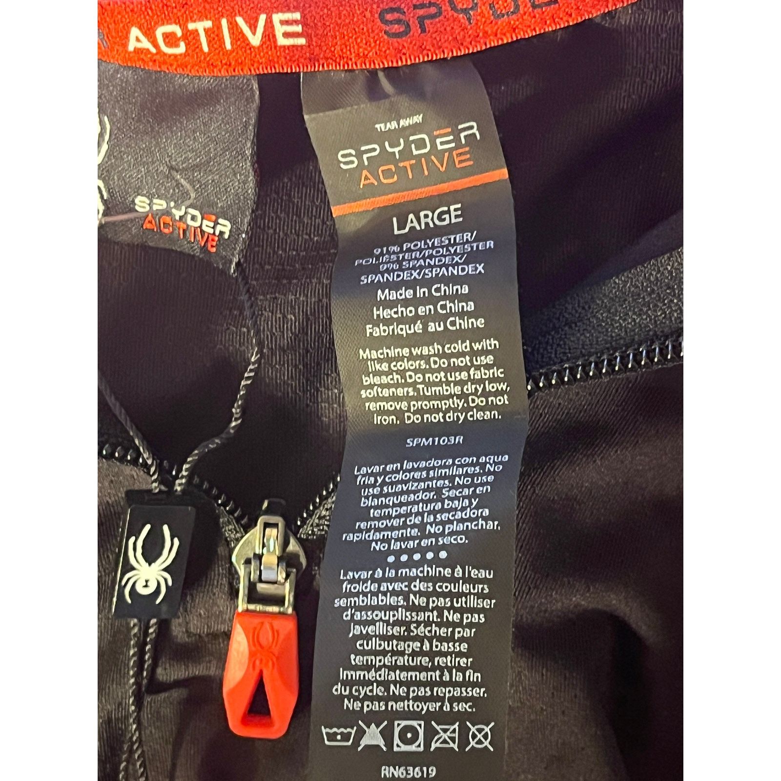 Other SPYDER Active Pro Web Shirt Stretch Breathable Black L - NEW Size US L / EU 52-54 / 3 - 4 Thumbnail