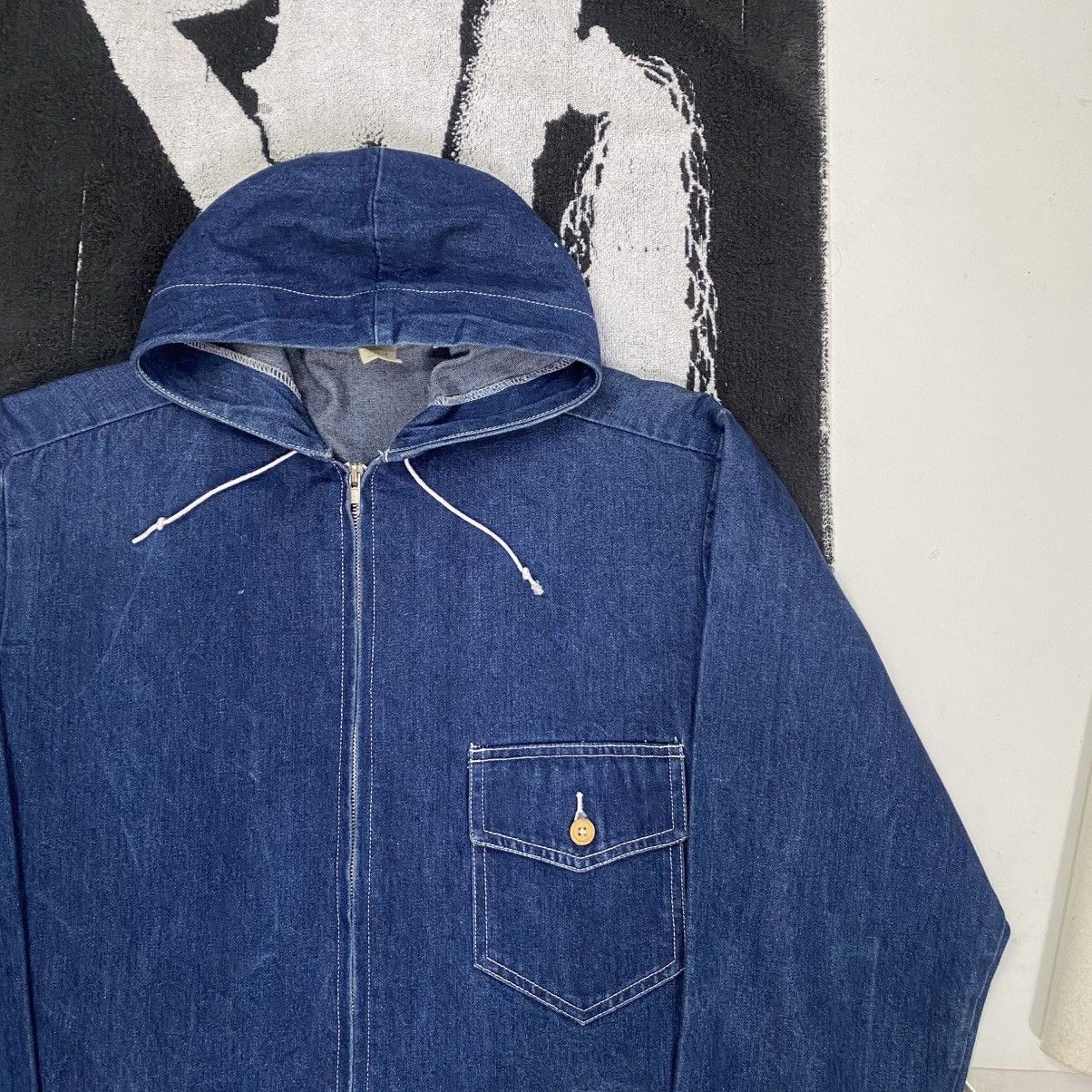 Issey Miyake 1990s style other jacket - boxy fit jeans jacket Size US S / EU 44-46 / 1 - 6 Thumbnail