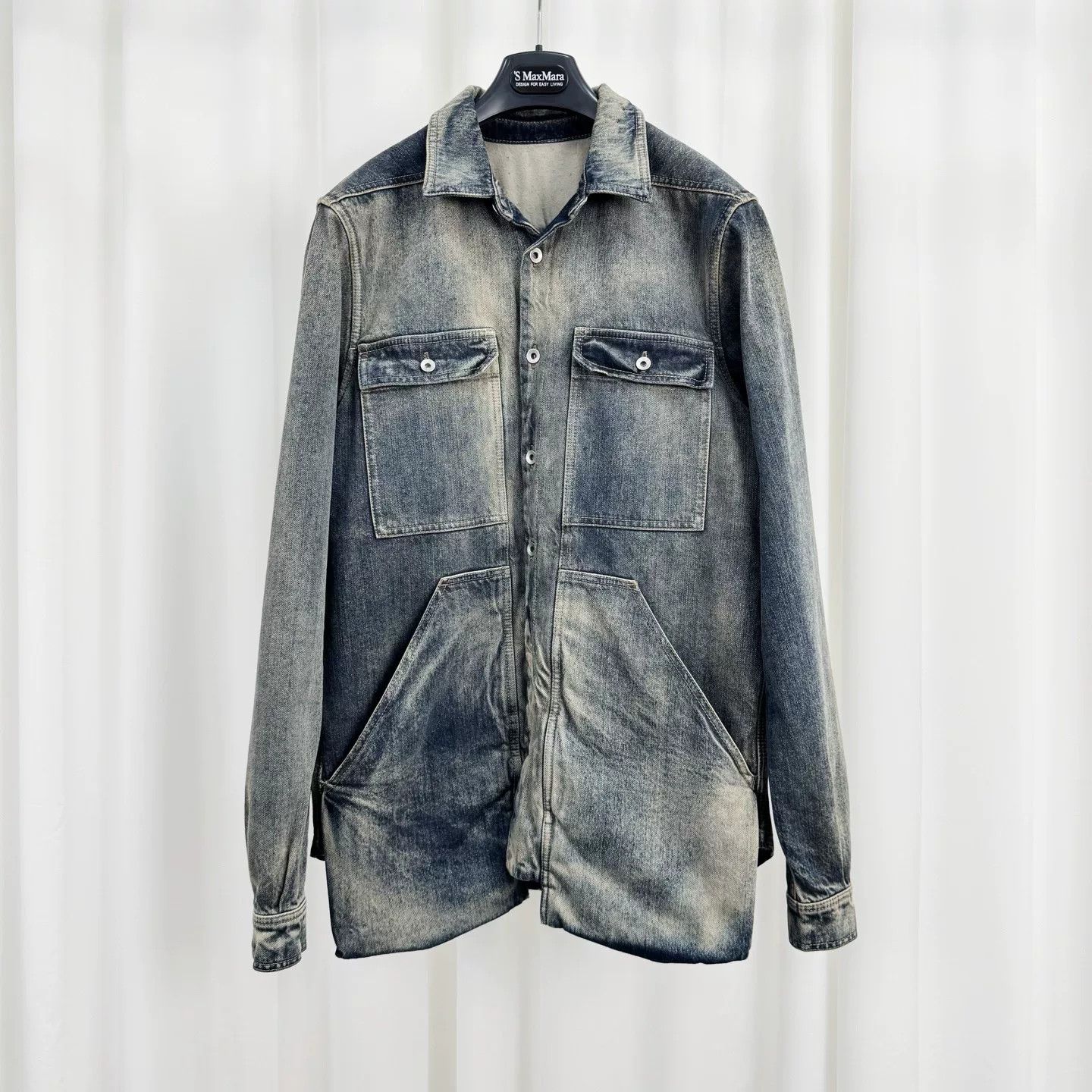 Rick Owens Drkshdw rick owens drkshdw washed denim jacket Size US XS / EU 42 / 0 - 1 Thumbnail