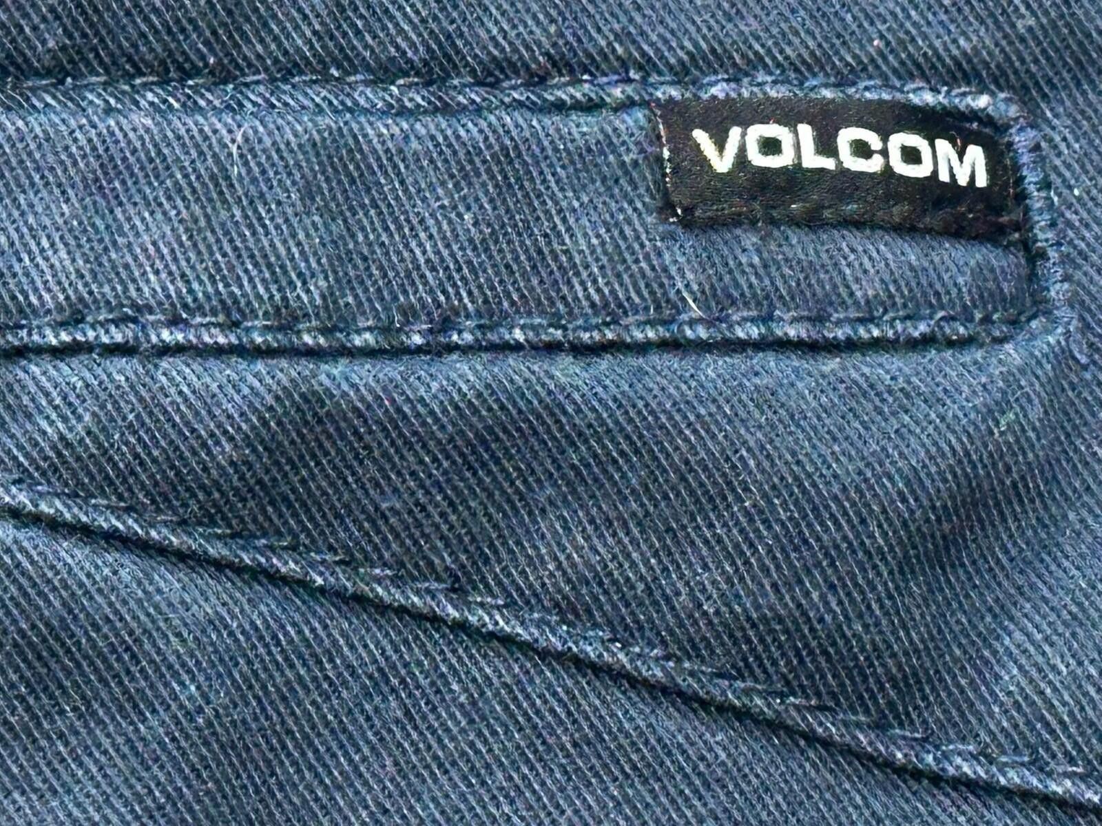 Volcom Volcom Flat Embroidered Cotton/Poly Chinos Blue Mens 42/34 Size US 42 / EU 58 - 7 Thumbnail