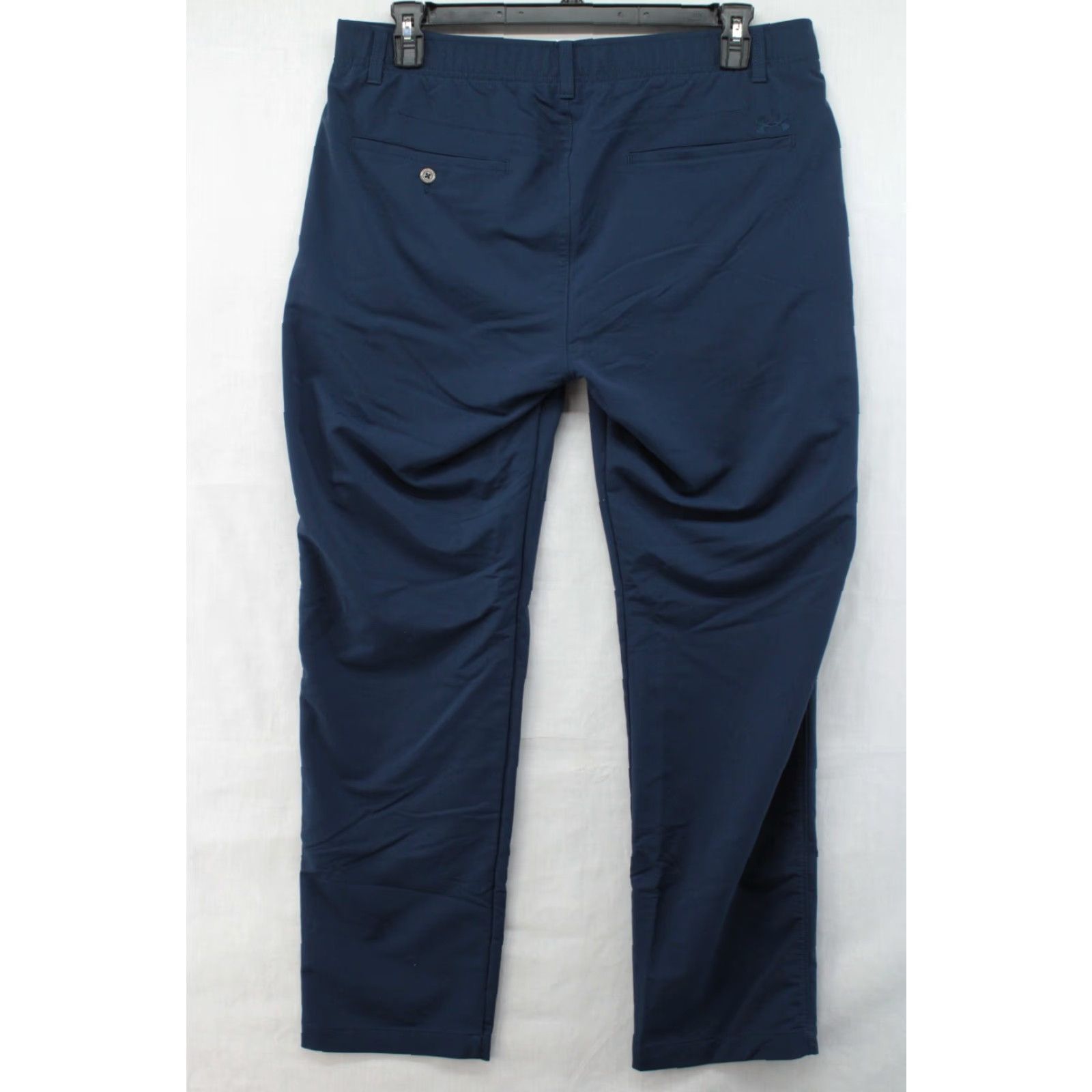 Under Armour Under Armour UA Match Play Pants Men's 36x31 Blue Performance Woven Stretch Golf Pants Business Casual Workwear Solid Modern Straight Mens Size US 36 / EU 52 - 6 Thumbnail