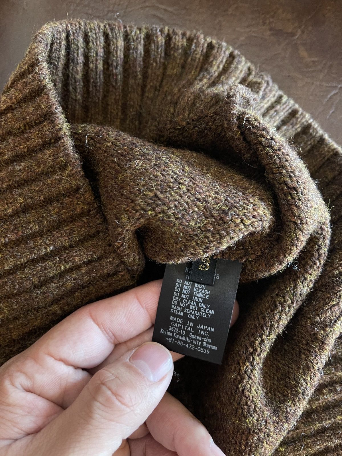 Kapital Kapital Wool Bones Vest Size US L / EU 52-54 / 3 - 5 Thumbnail