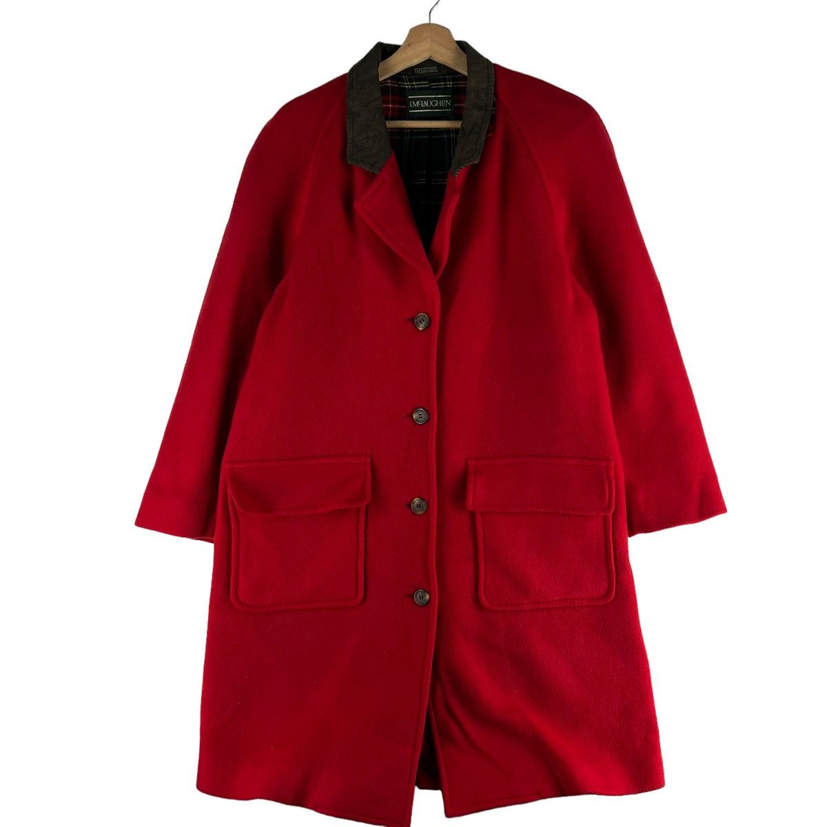 Japanese Brand 🔥Rich Red - Fly Coats Wool Jacket J.Mc Laughlin Japan ...