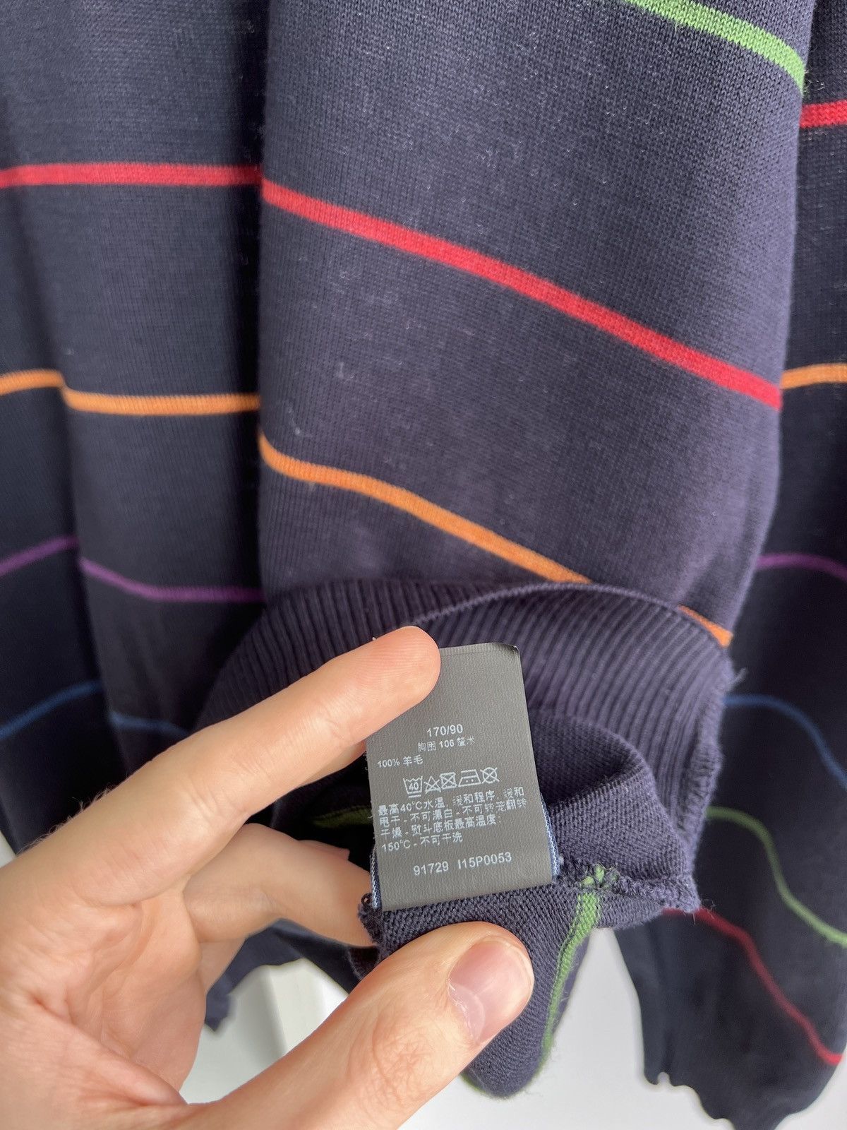 Designer × Paul & Shark × Vintage Vintage Paul Shark striped navy luxury sweater Size US M / EU 48-50 / 2 - 15 Thumbnail