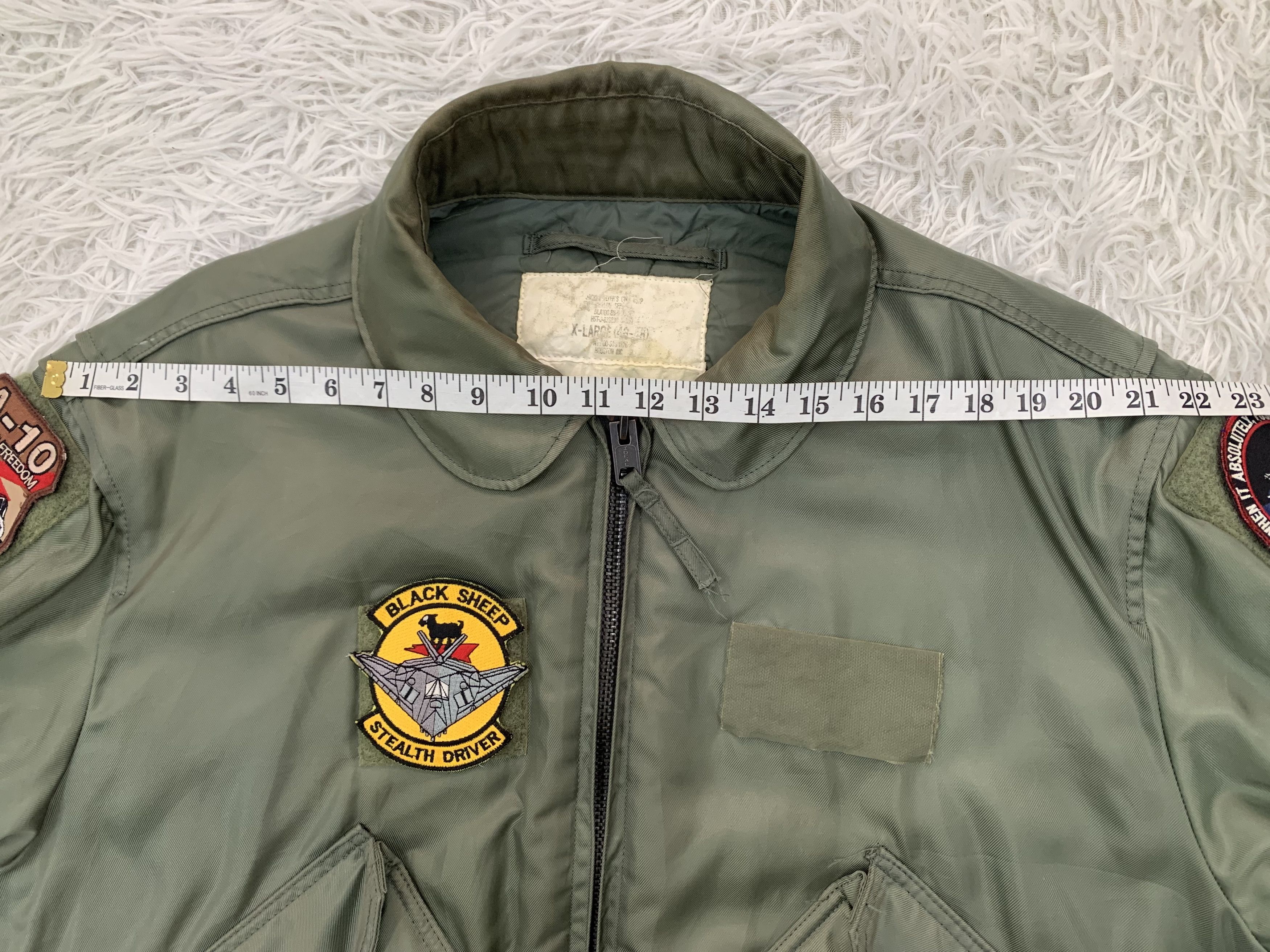 Vintage Vtg Houston CWU Bomber Flyers Jacket Ideal Zipper Size US XL / EU 56 / 4 - 13 Thumbnail