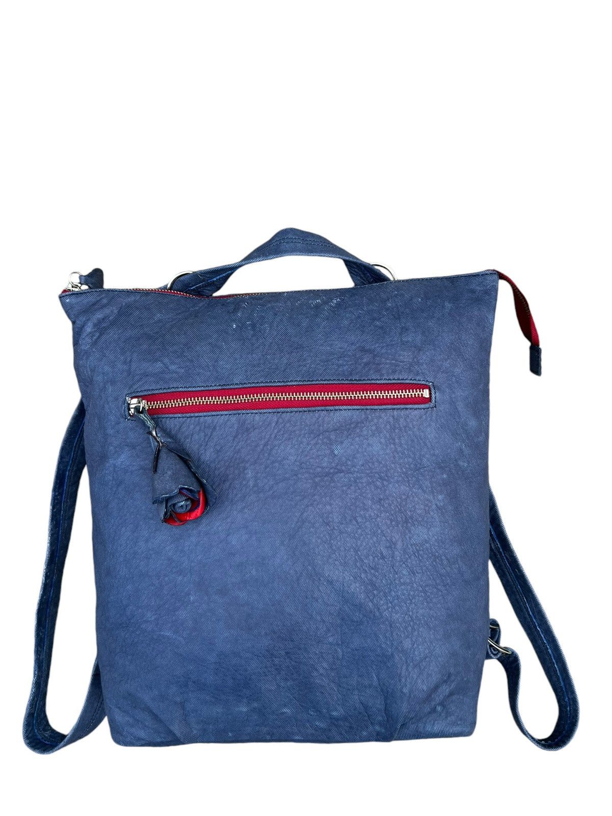 Leather Vintage Brongel Japan Patina Napa Leather 2 Way Backpack Bag Size ONE SIZE - 6 Thumbnail