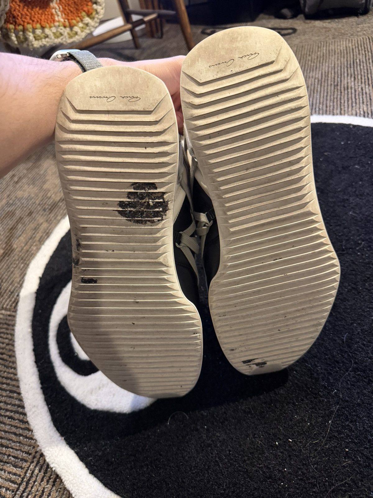 Rick Owens Rick Owens Megalace Runner Sz Eu 44 US 11 Size US 11 / EU 44 - 5 Thumbnail