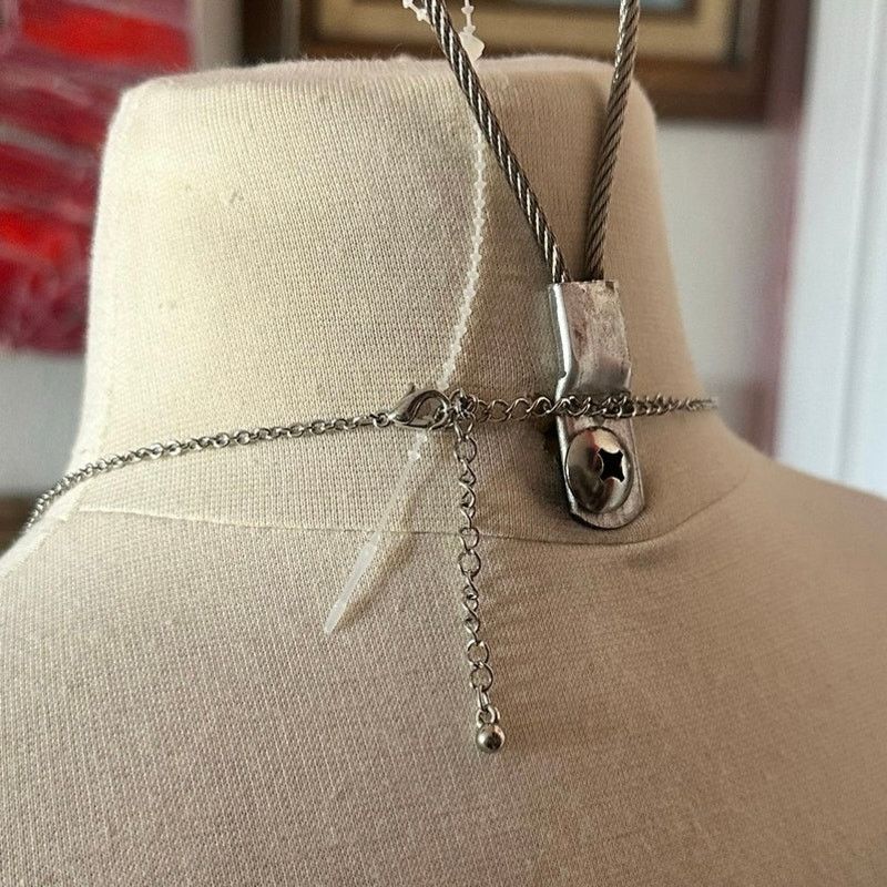 Other light blue gemstone formal necklace Size ONE SIZE - 3 Thumbnail