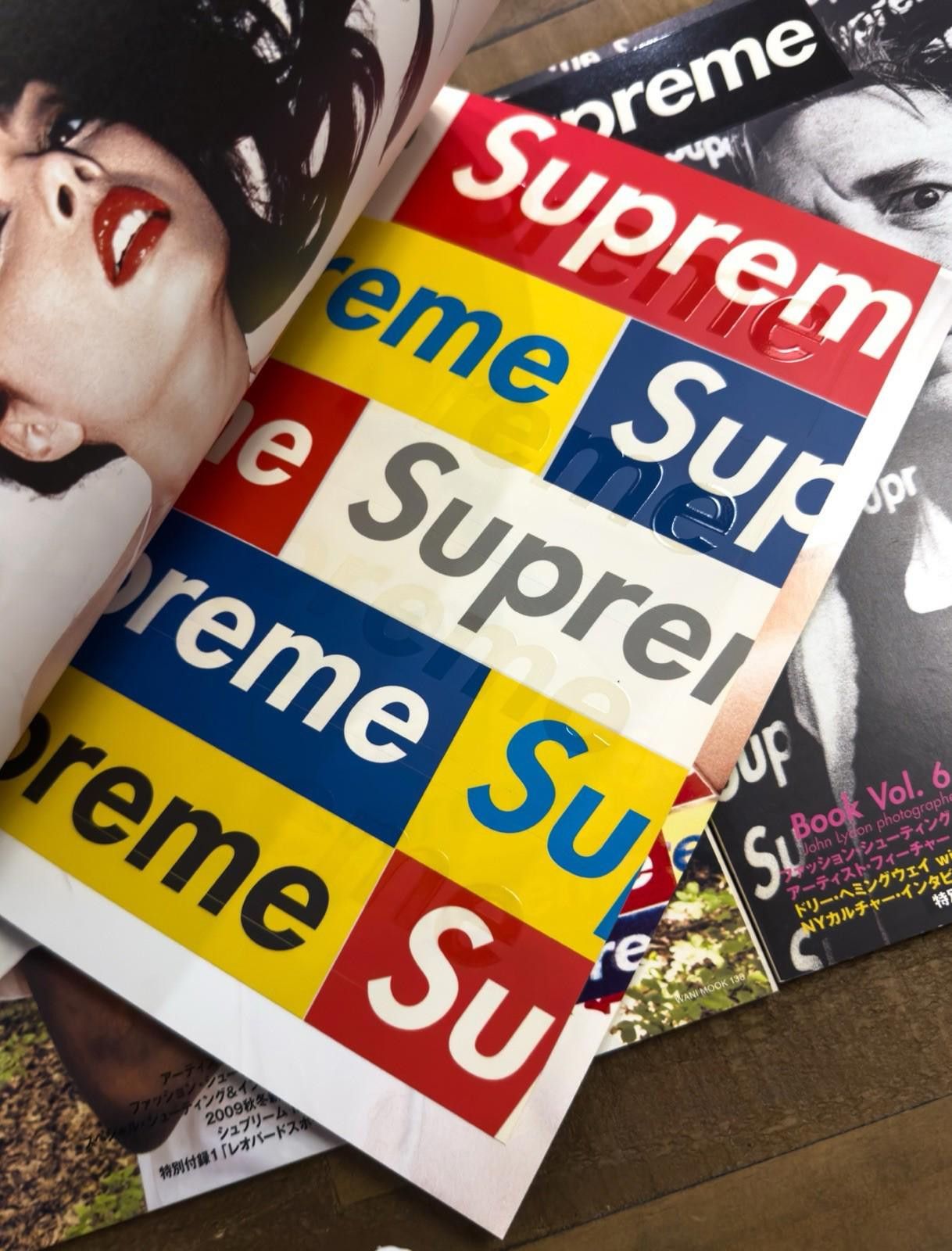 Supreme Supreme Book / Mook Complete Set VOL 1-6 (ALL STICKERS) Size ONE SIZE - 8 Thumbnail