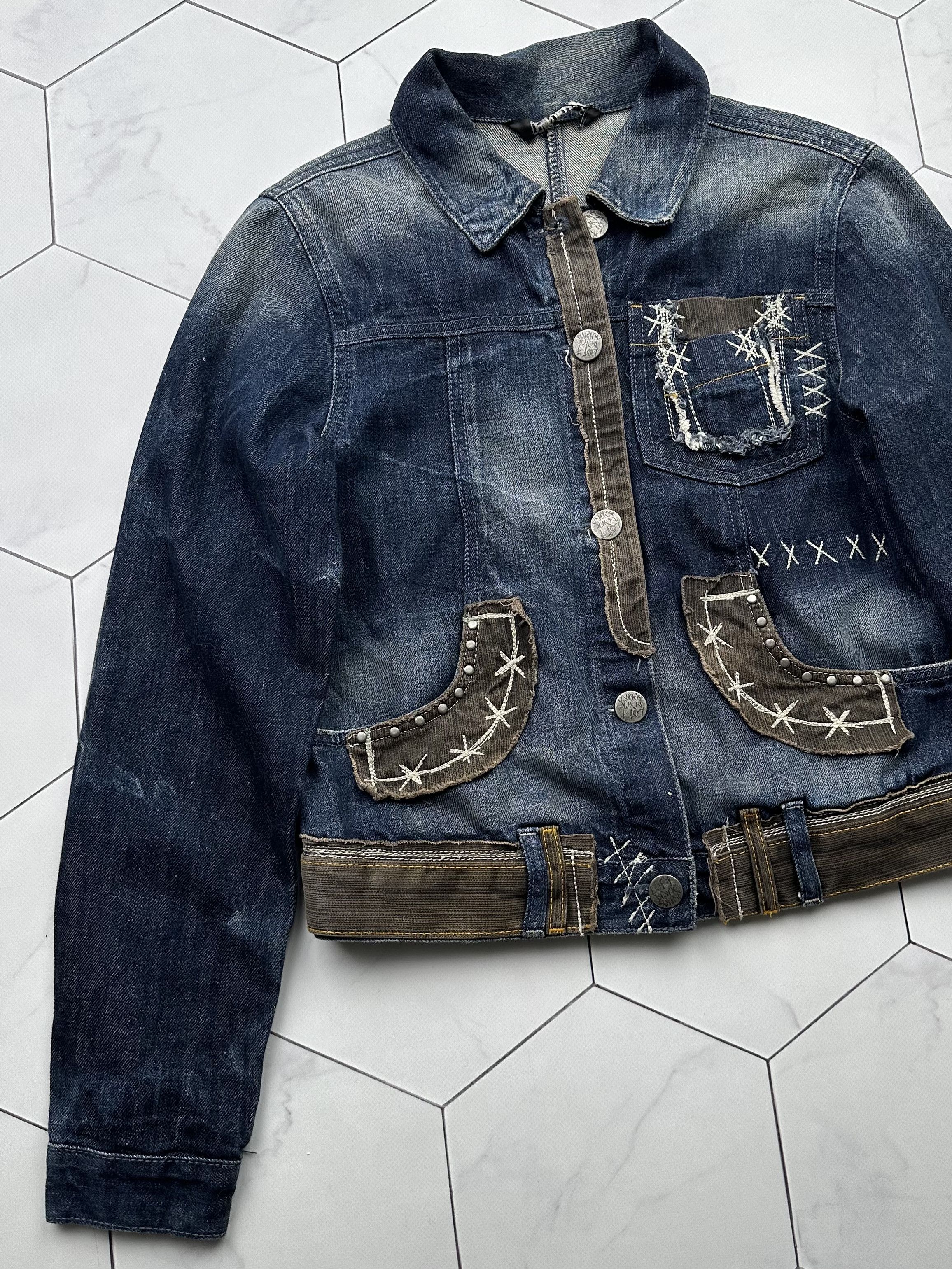 Japanese Brand Vintage Denim Jacket E2(B8) Size M / US 6-8 / IT 42-44 - 2 Thumbnail