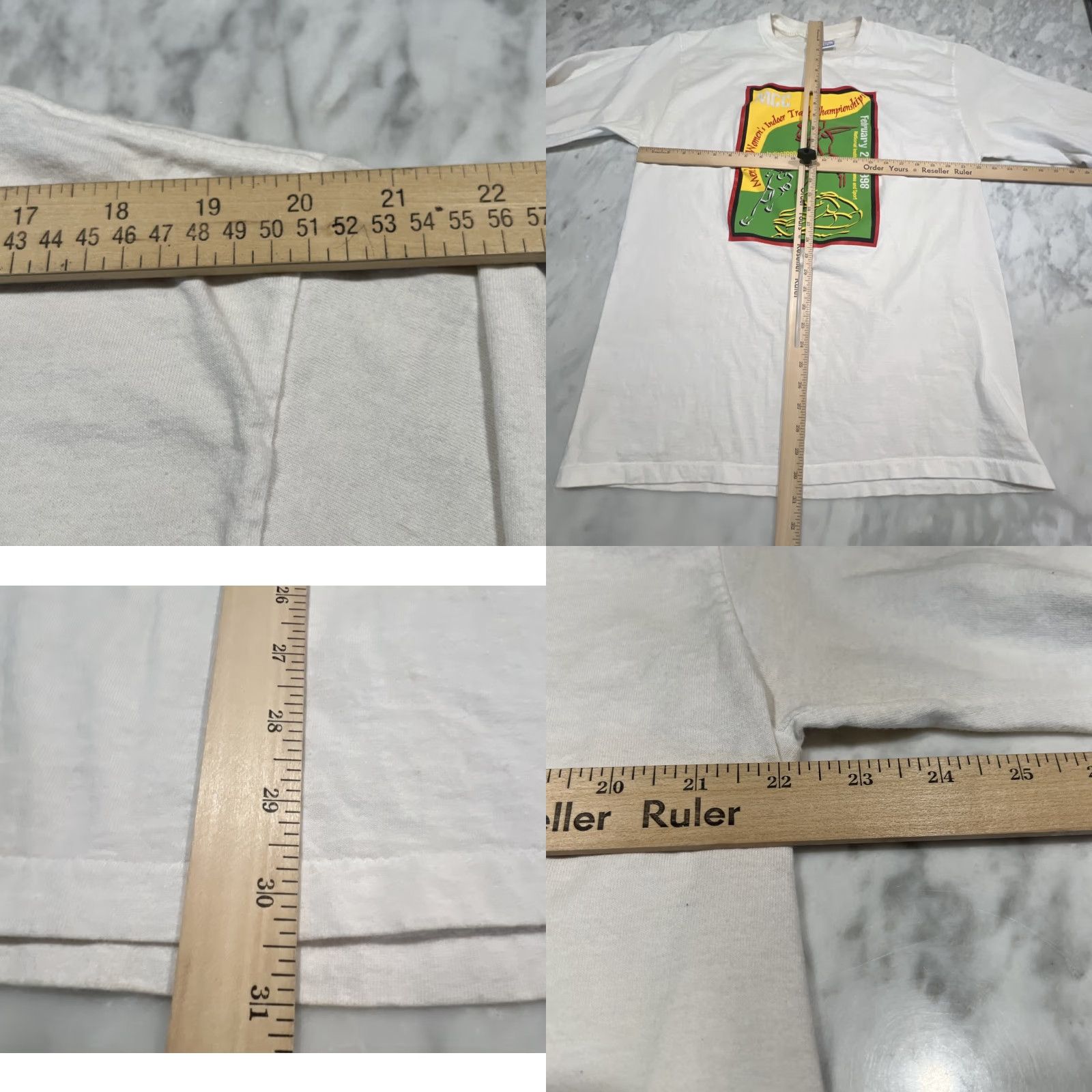 Vintage VINTAGE 1988 MCC Indoor Track Championship T Shirt Men XL Butler UMW Loyola USA Size US XL / EU 56 / 4 - 8 Thumbnail