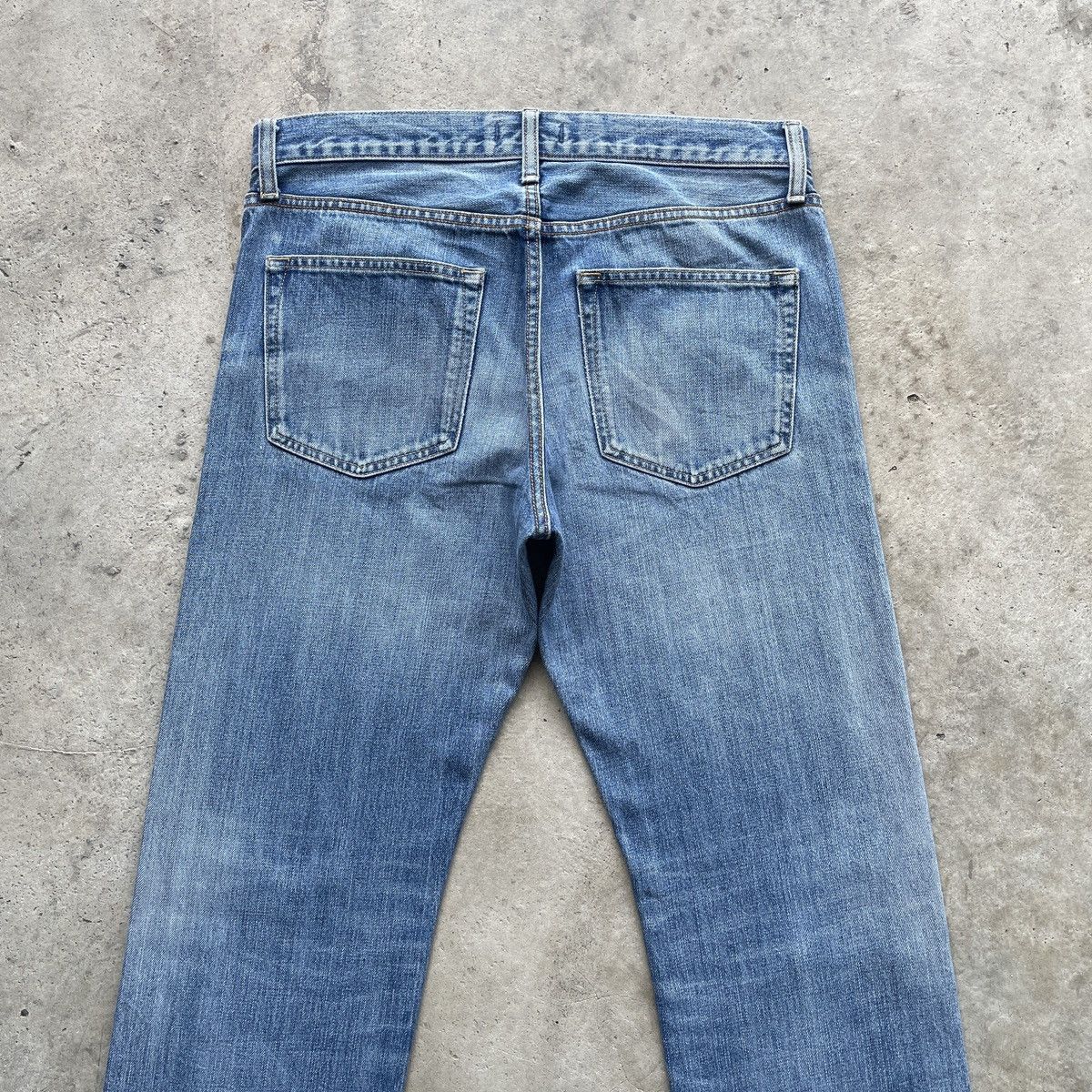 Japanese Brand Vintage Japanese Distressed Denim Faded Jeans Pants W32x33 Size US 32 / EU 48 - 9 Thumbnail