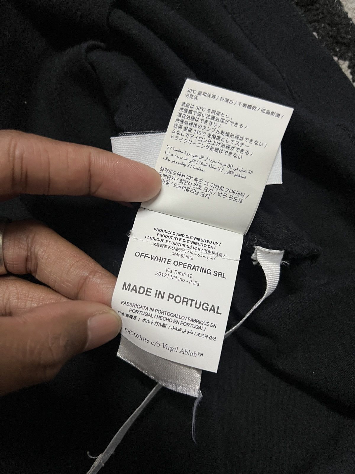 Off-White Off White Tee Shirt Virgil Black Small Size US S / EU 44-46 / 1 - 13 Thumbnail