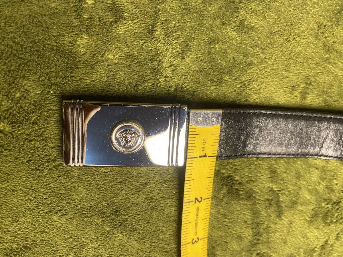 Versace Versace black leather belt Size 36 - 13 Thumbnail