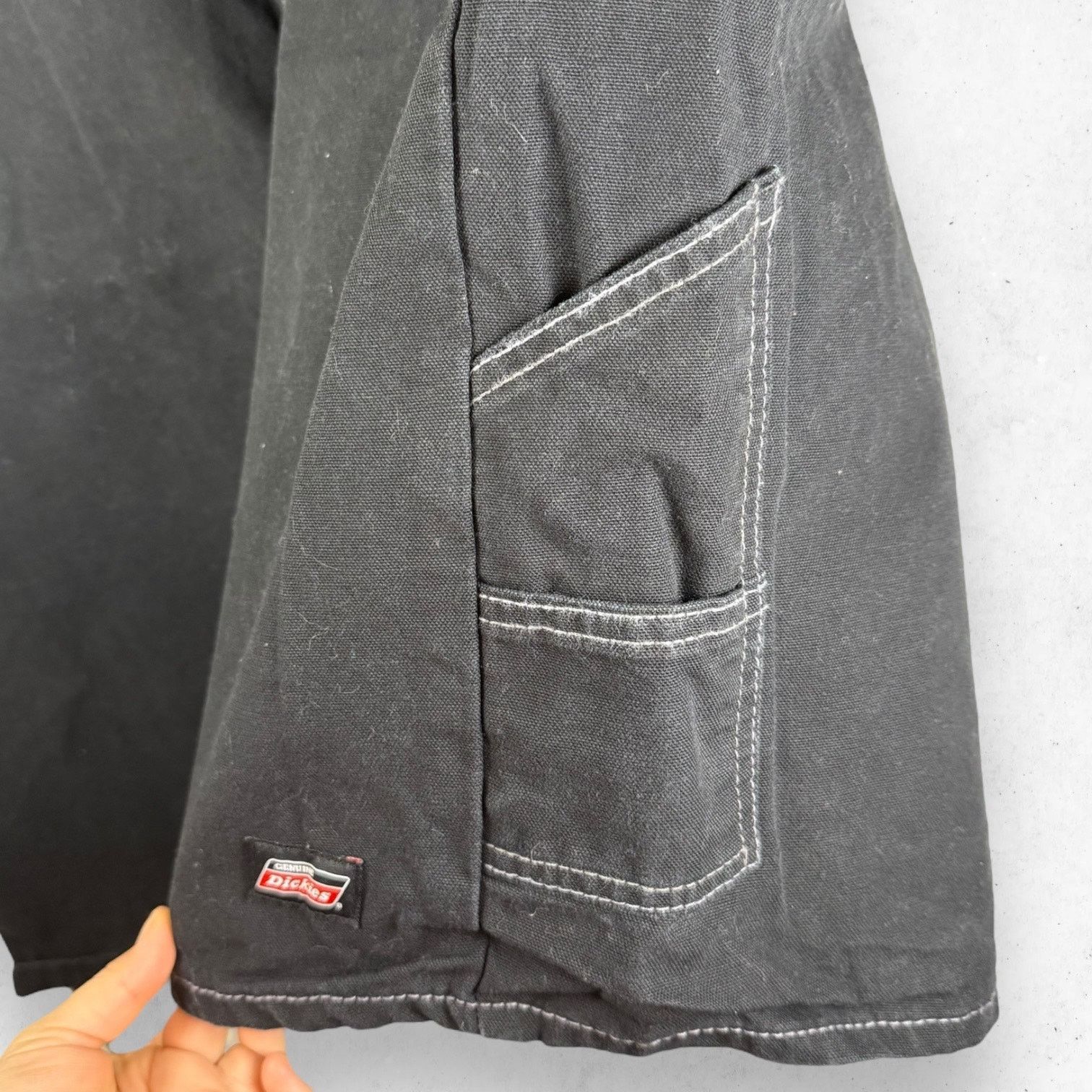 Dickies Dickies Men's Black Denim Cargo Carpenter SKATER Shorts 42 Size US 42 / EU 58 - 4 Thumbnail