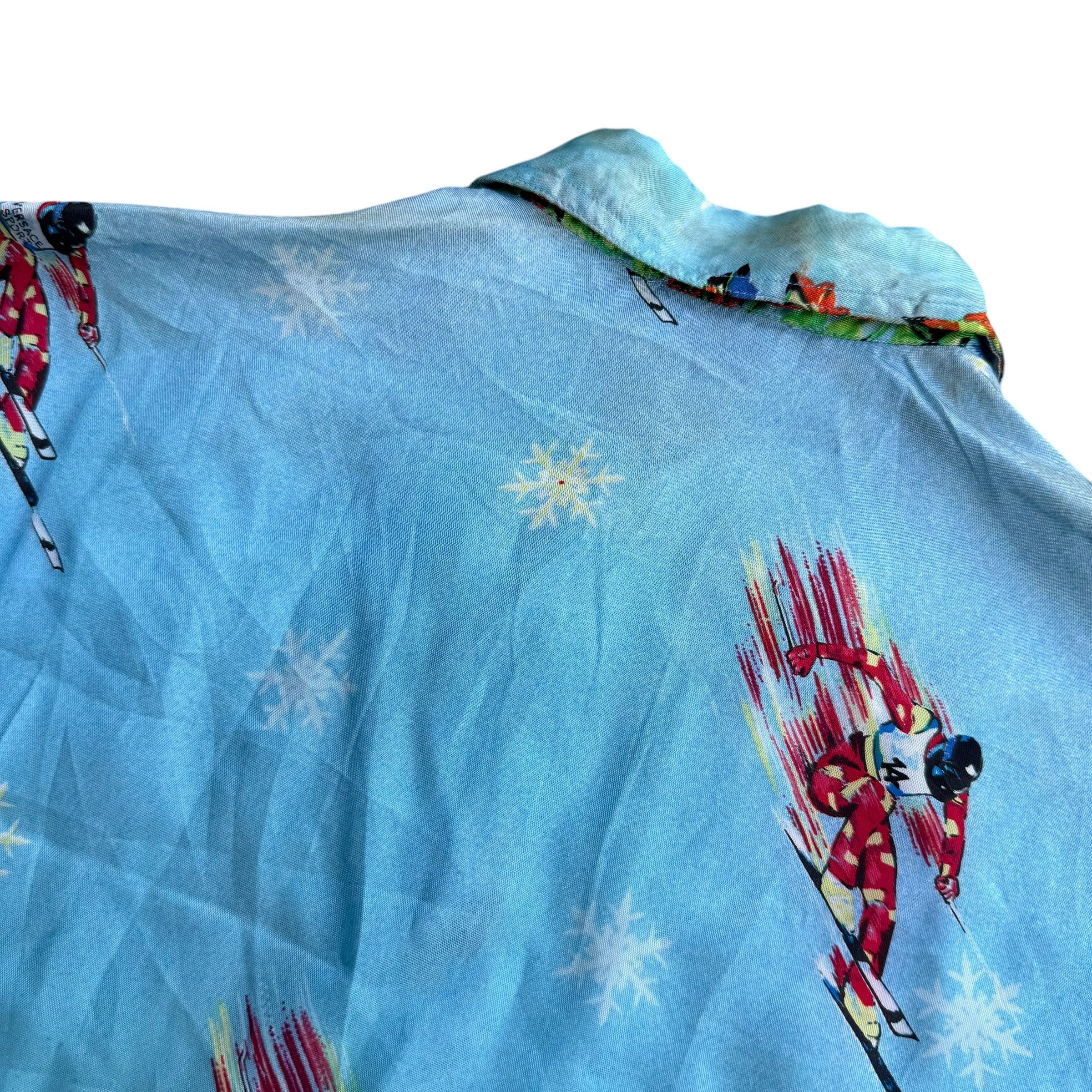 Versace Vintage Versace Sport Silk Shirt Size US M / EU 48-50 / 2 - 9 Thumbnail