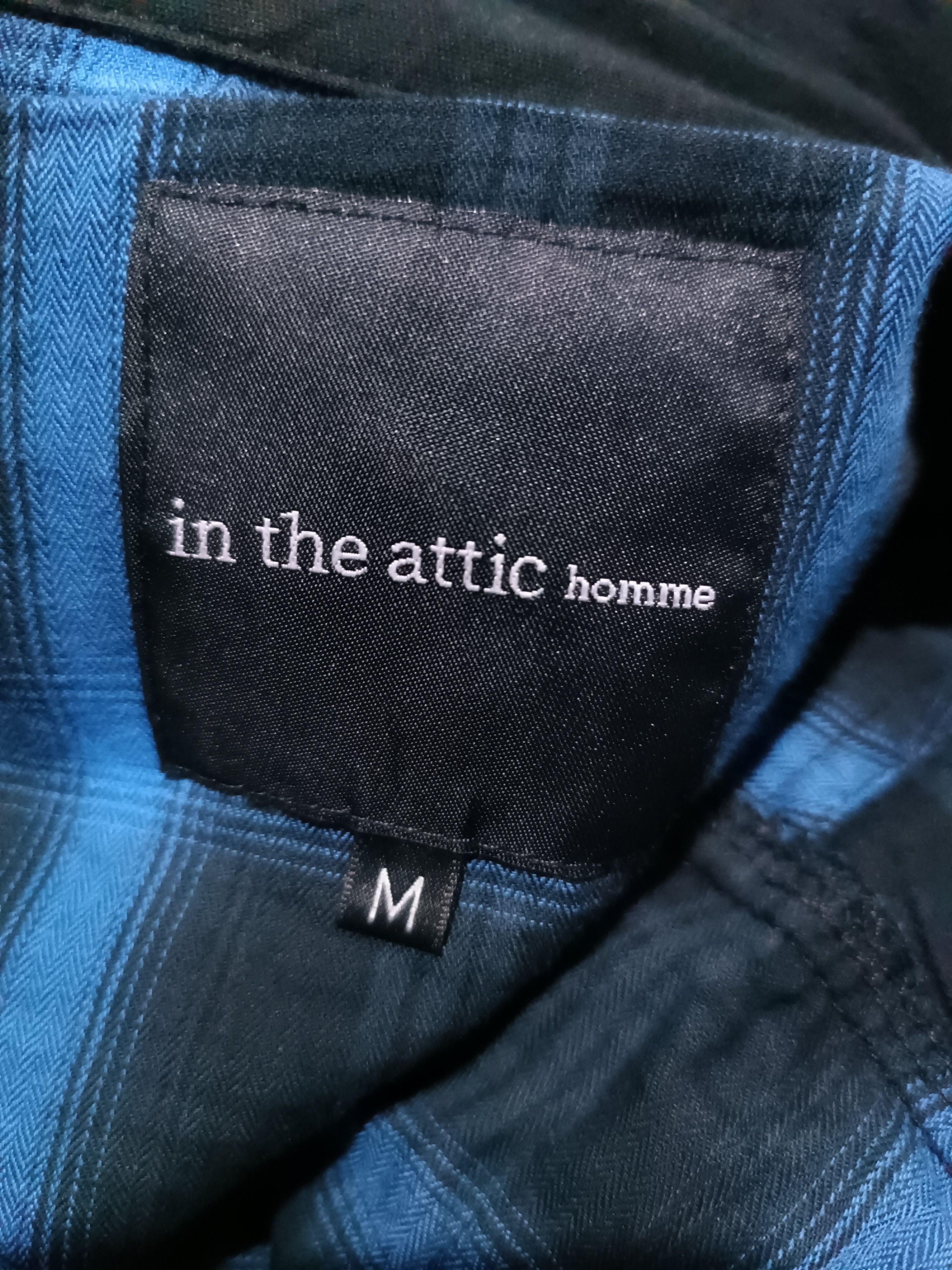 In The Attic In The Attic Homme Double Collar Plaid Shirt Size US M / EU 48-50 / 2 - 6 Thumbnail