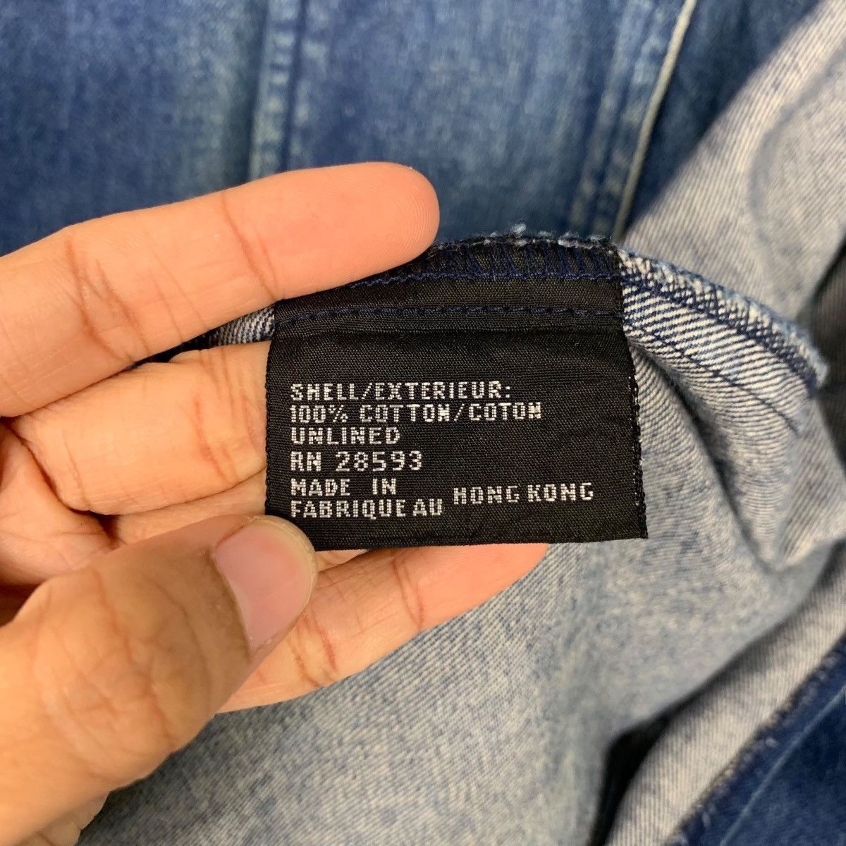 Japanese Brand MEMBERS ONLY Denim Casual Jacket Jean Jacket #2188-C97 Size US L / EU 52-54 / 3 - 16 Thumbnail