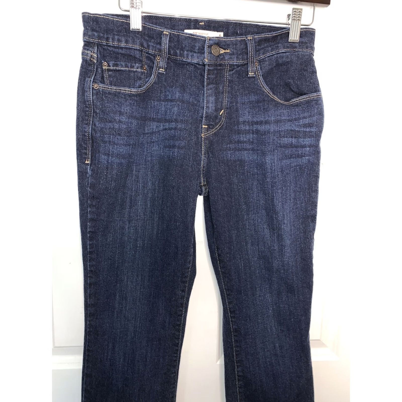 Levi's VINTAGE Levi’s 515 Jeans Womens 6 Dark Wash Bootcut Denim EUC 2318 Size 28" / US 6 / IT 42 - 2 Thumbnail