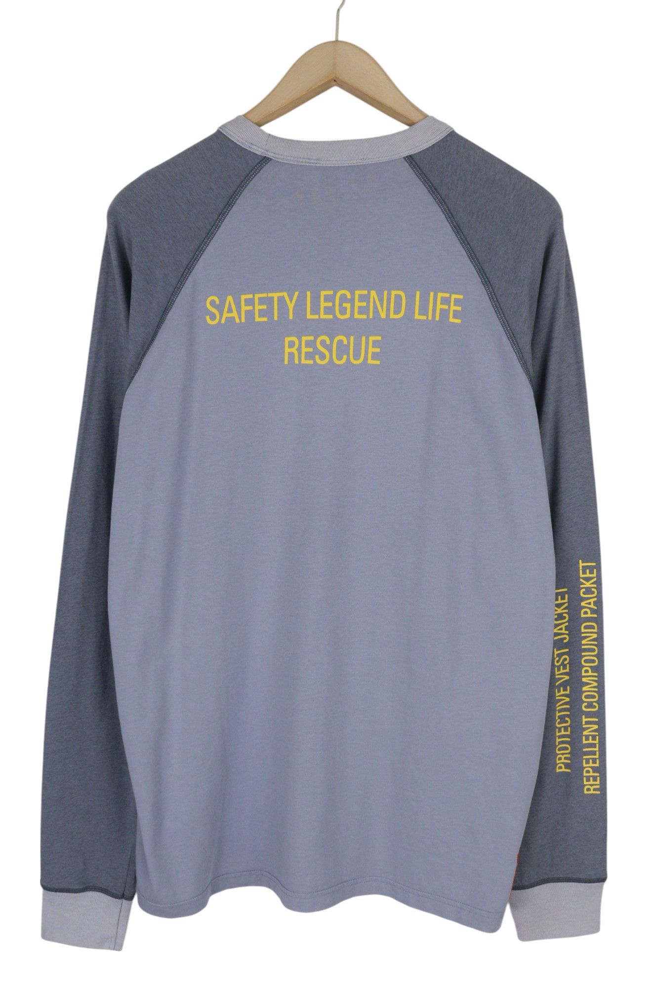 Diesel T-JUSLAN-LS 2XL Blue Crew Neck Tricot T-Shirt 85142 Size US XXL / EU 58 / 5 - 2 Thumbnail
