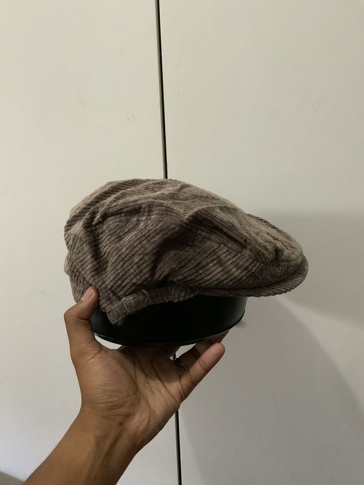 Japanese Brand GUN Corduroy Flat Head Baretta Hat Cap Size ONE SIZE - 4 Thumbnail